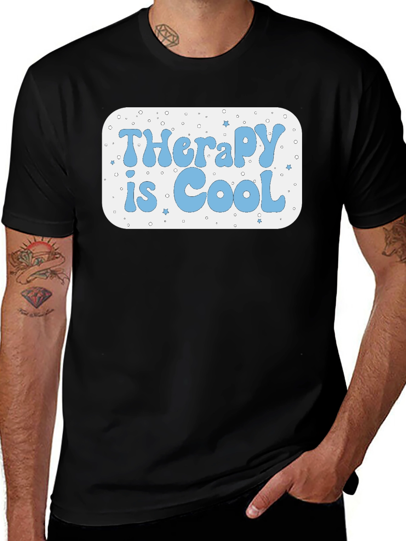 Variant 26 of Therapy is Cool T-Shirt - Trendy Mental Health Tee