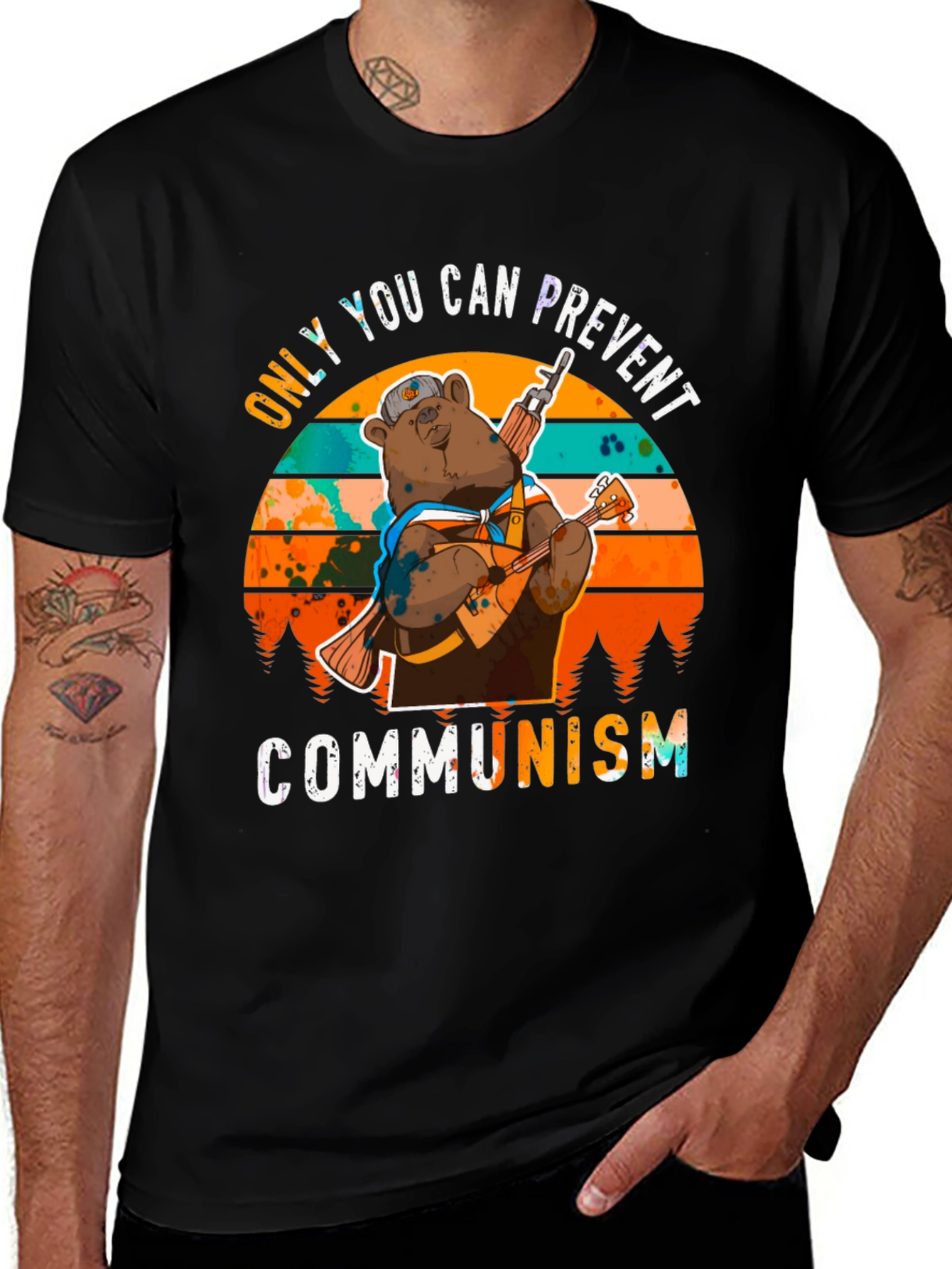 Variant 7 of Only You Can Prevent Communism Graphic Tee