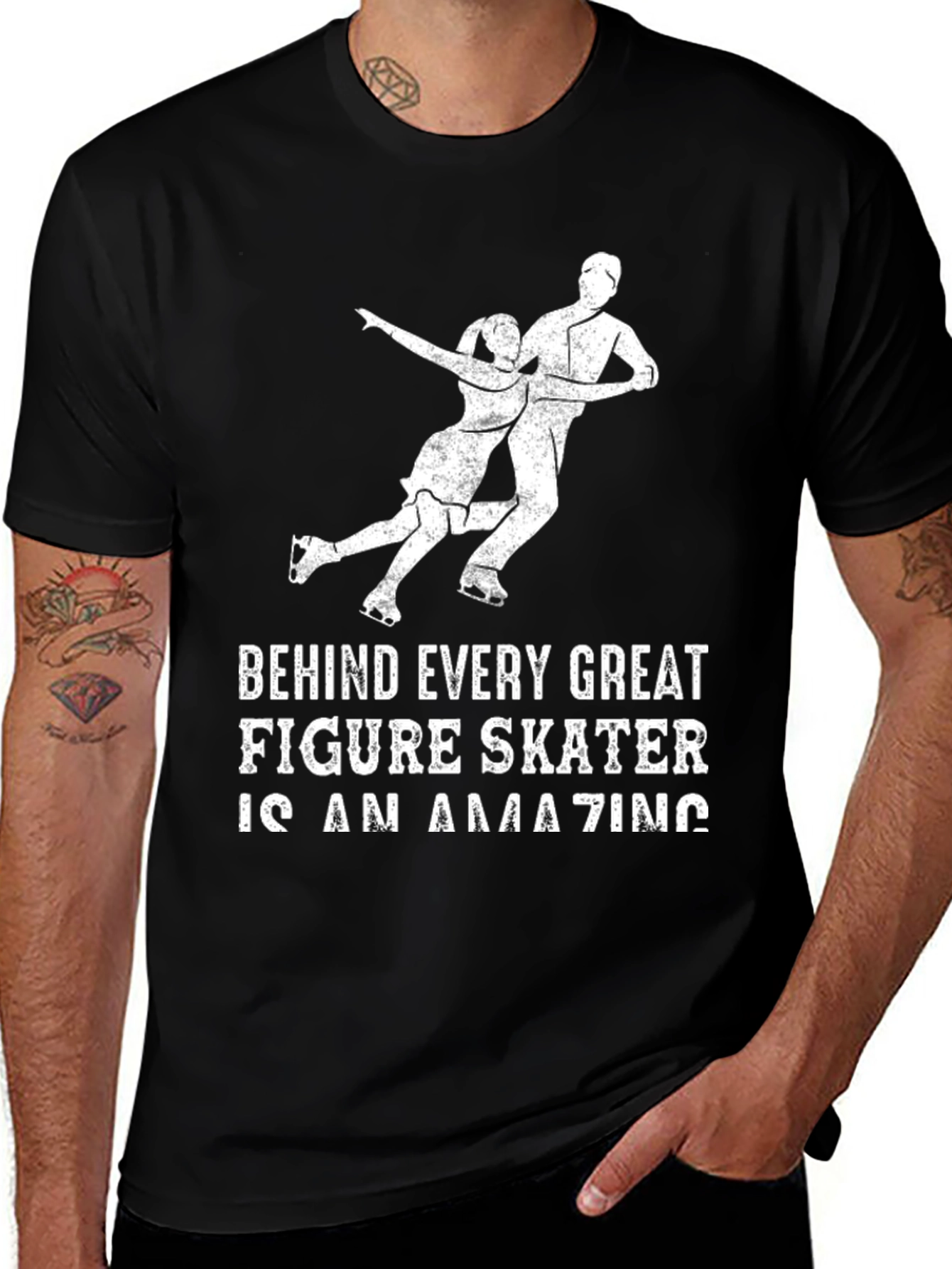 Variant 17 of Figure Skating T-Shirt - Amazing Partner
