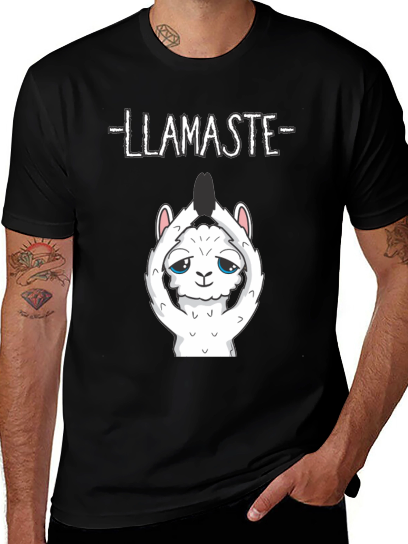 Llamaste Yoga Meditation T-Shirt - Funny Graphic Tee