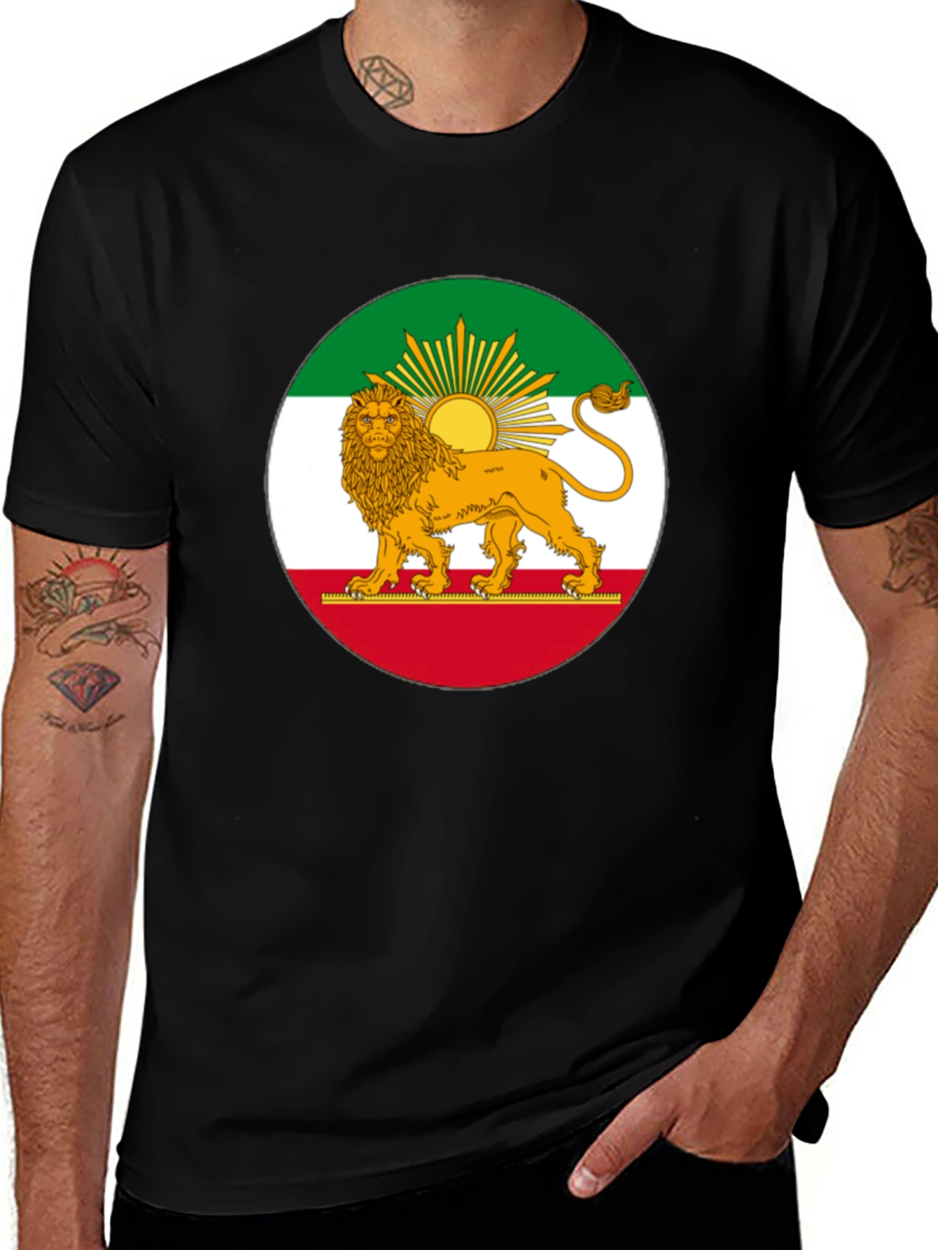 Variant 15 of Lion and Sun T-Shirt