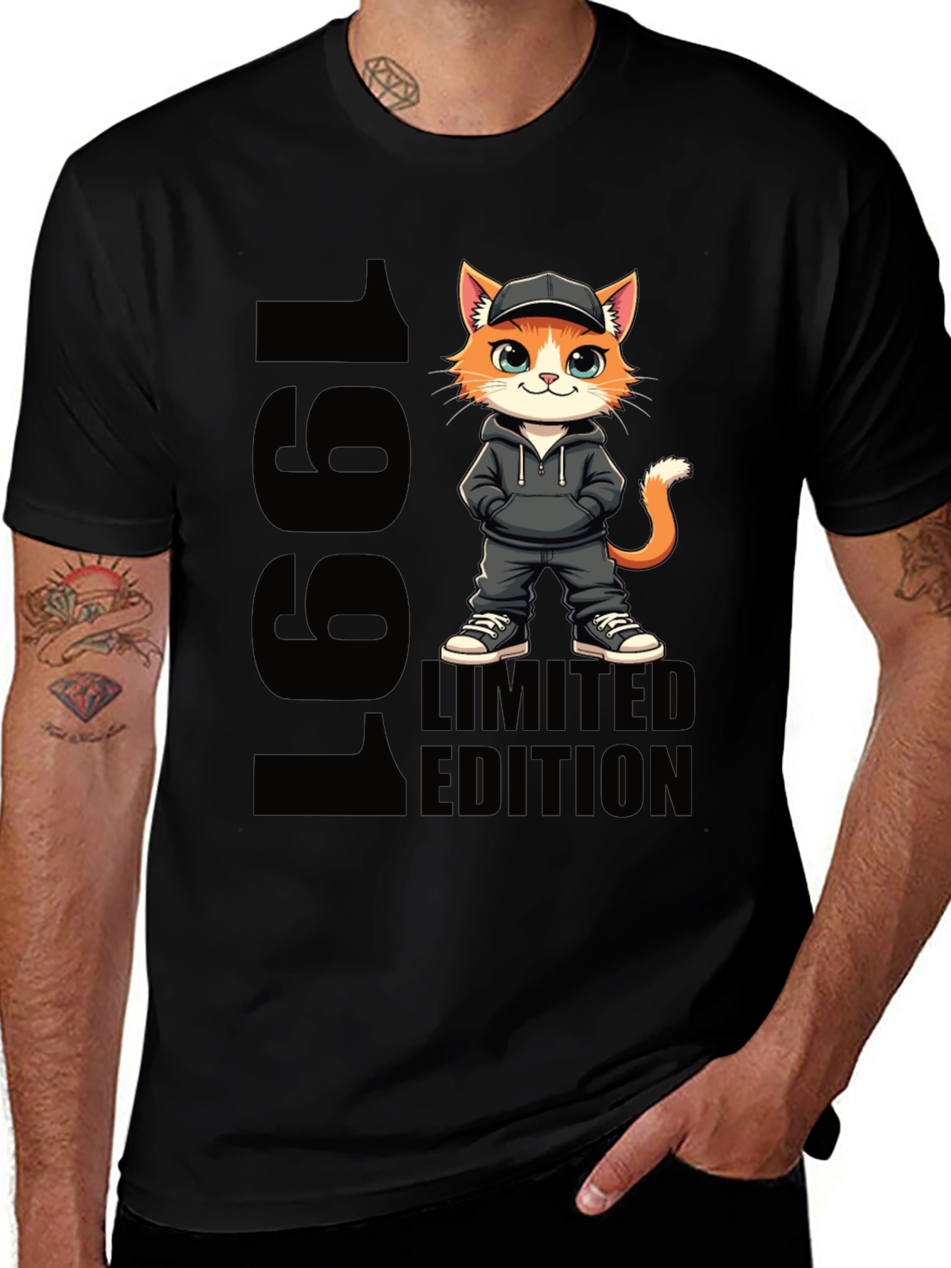 Variant 15 of Limited Edition 1991 Cat T-Shirt