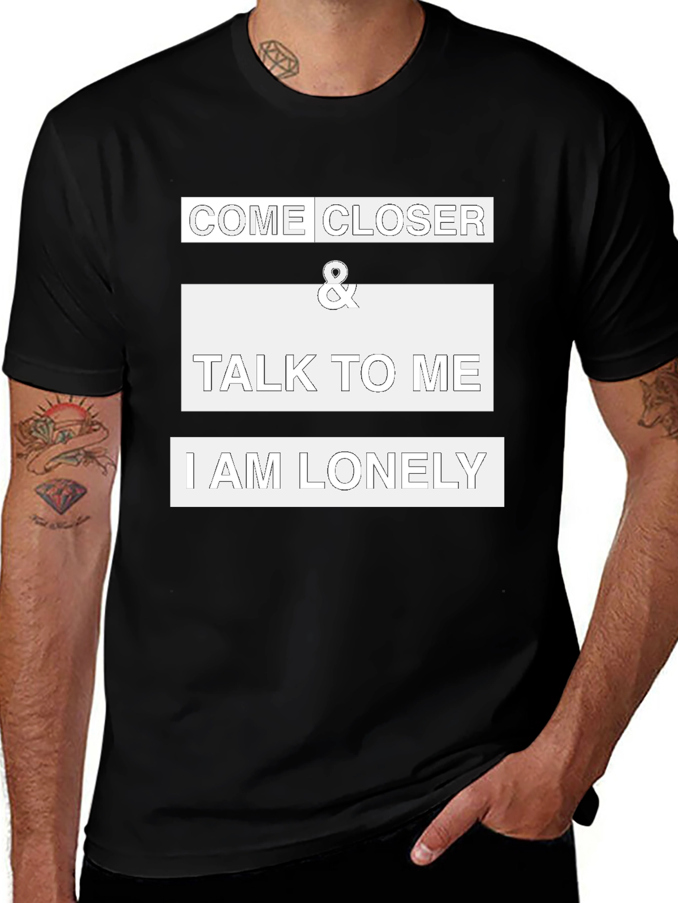 Variant 27 of Come Closer Lonely Graphic T-Shirt