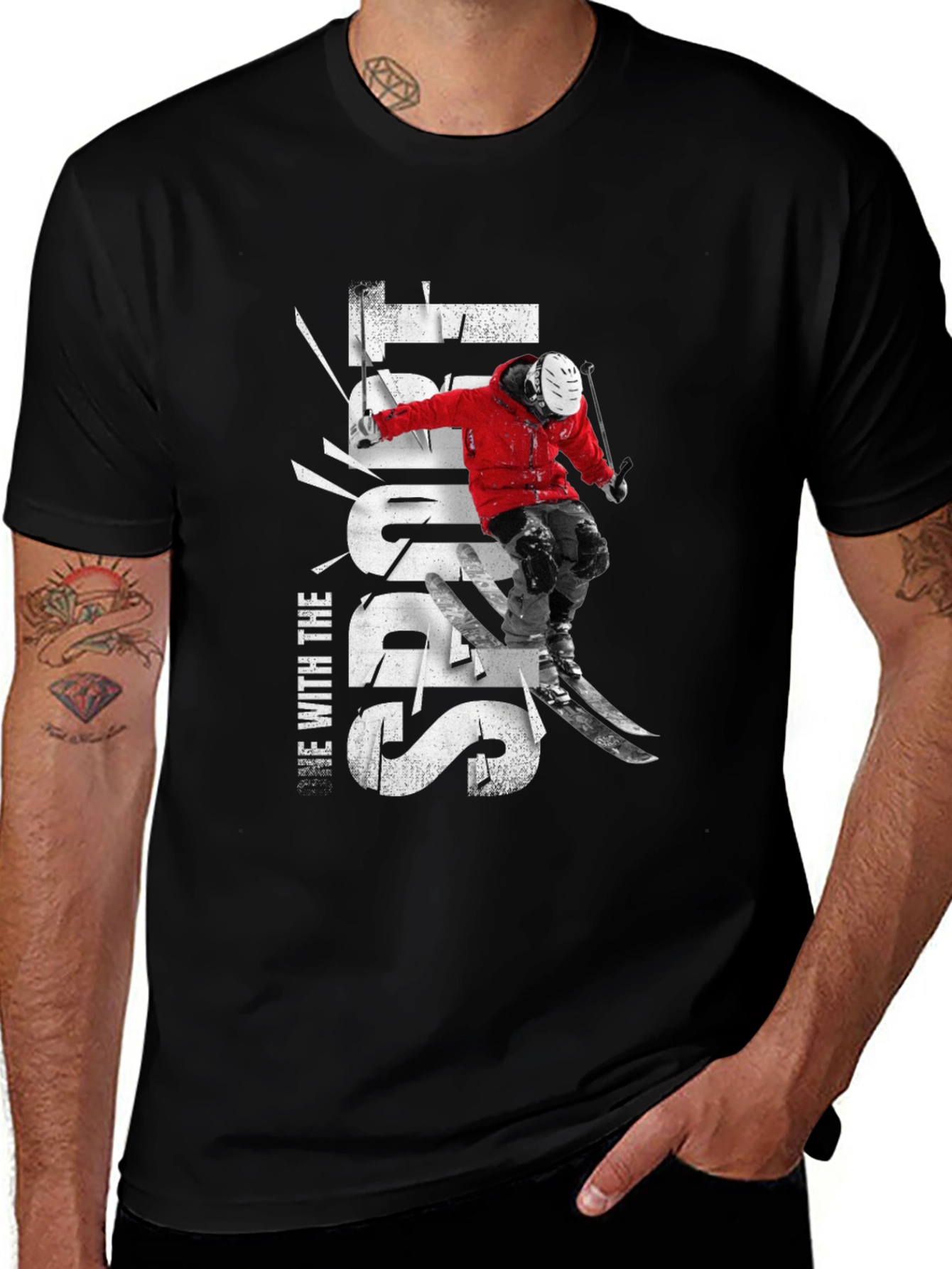 Variant 7 of Ski the Slopes T-Shirt