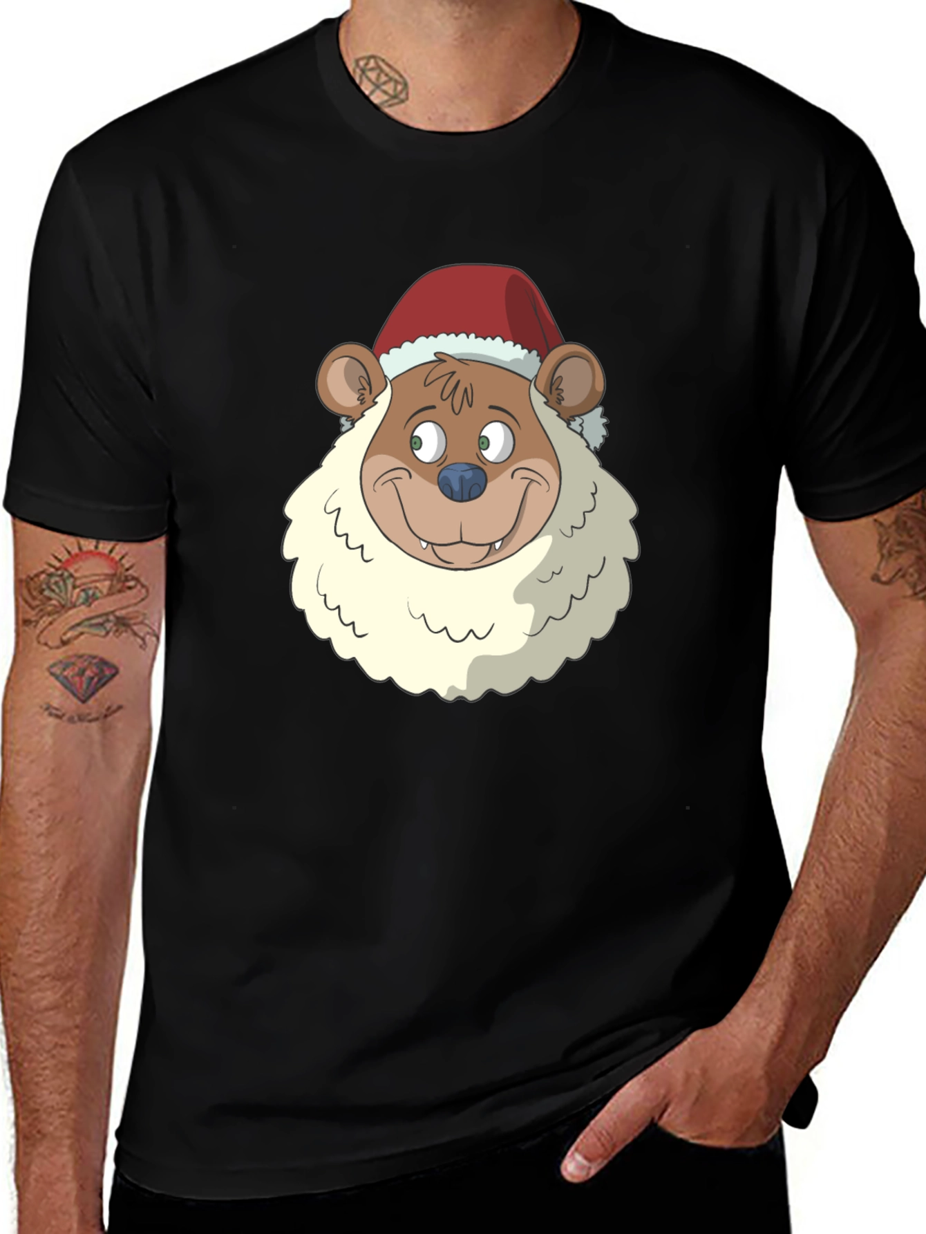Variant 16 of Festive Cartoon Bear T-Shirt