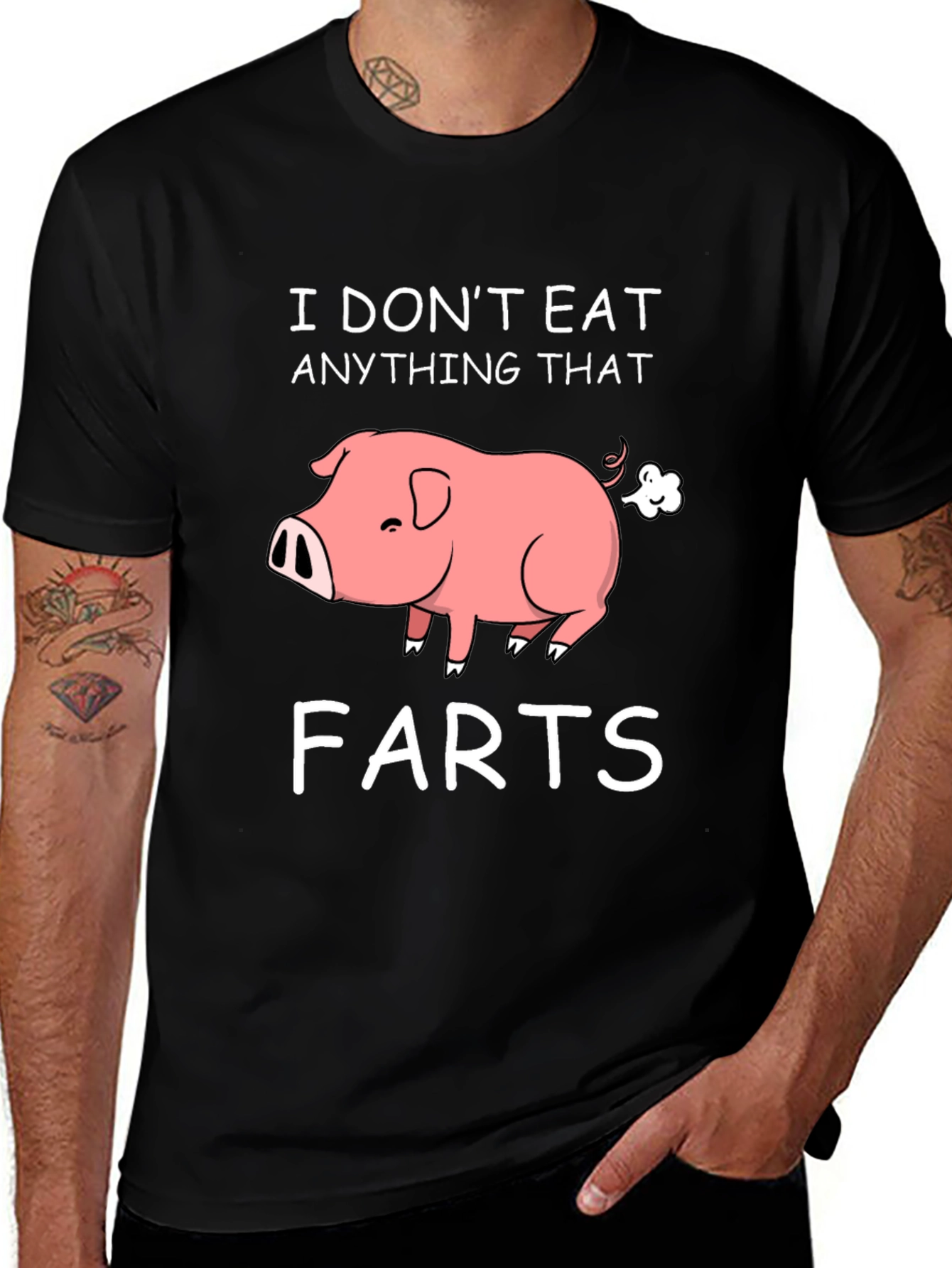 Variant 12 of I Don't Eat Anything That Farts T-Shirt