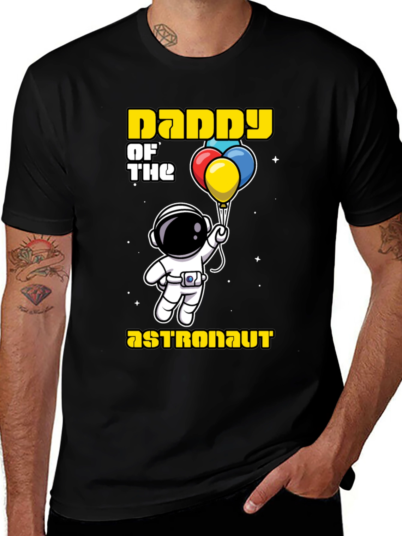 Variant 25 of Daddy of the Astronaut T-Shirt