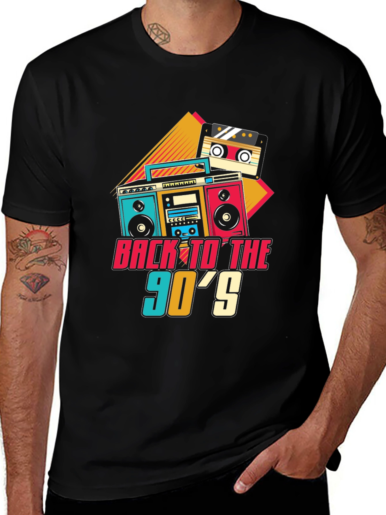 Variant 27 of Back to the 90's Retro Boombox T-Shirt