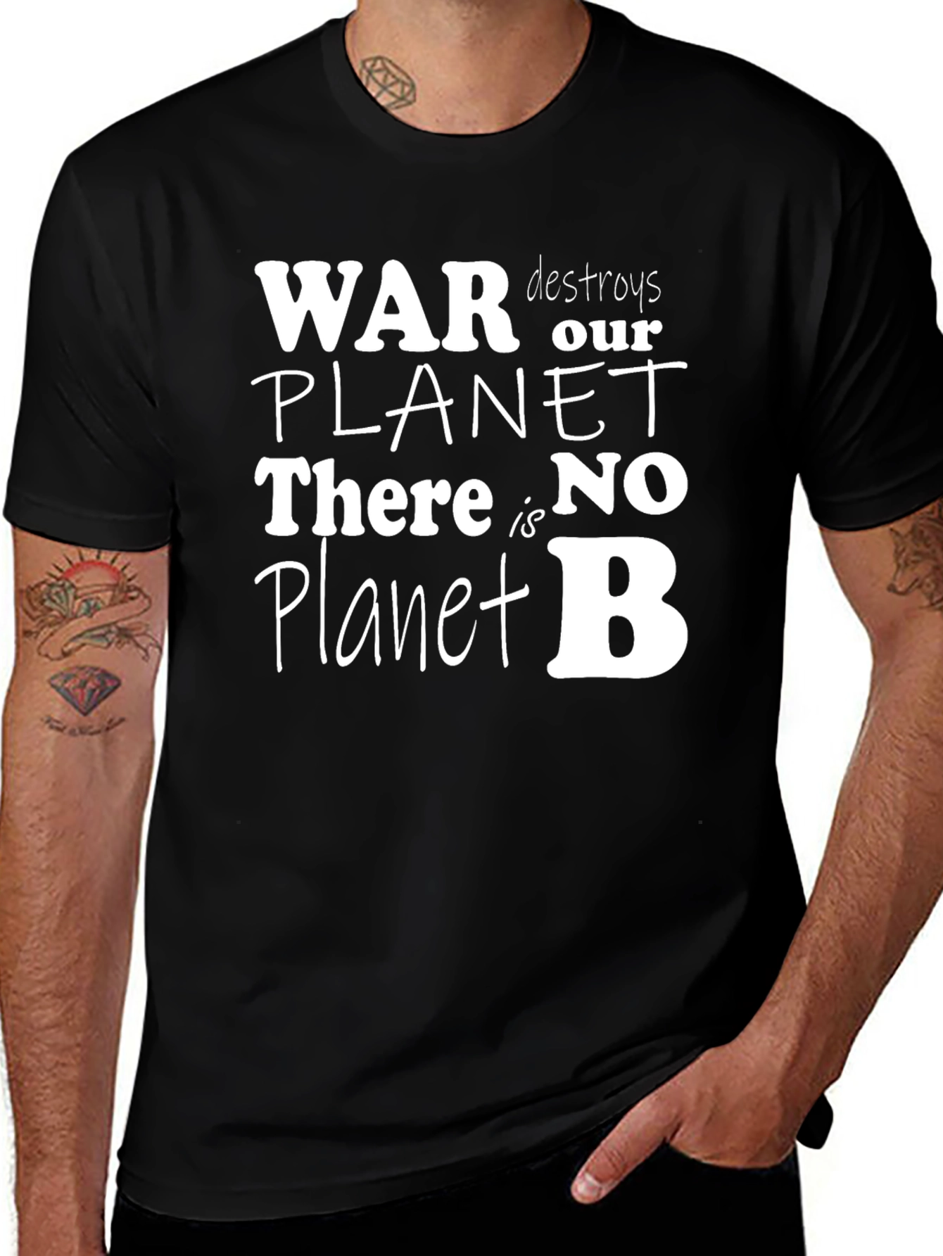 Variant 4 of War Destroys Our Planet T-Shirt