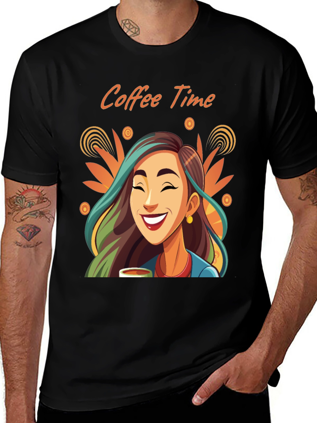Variant 26 of Coffee Time Graphic Tee