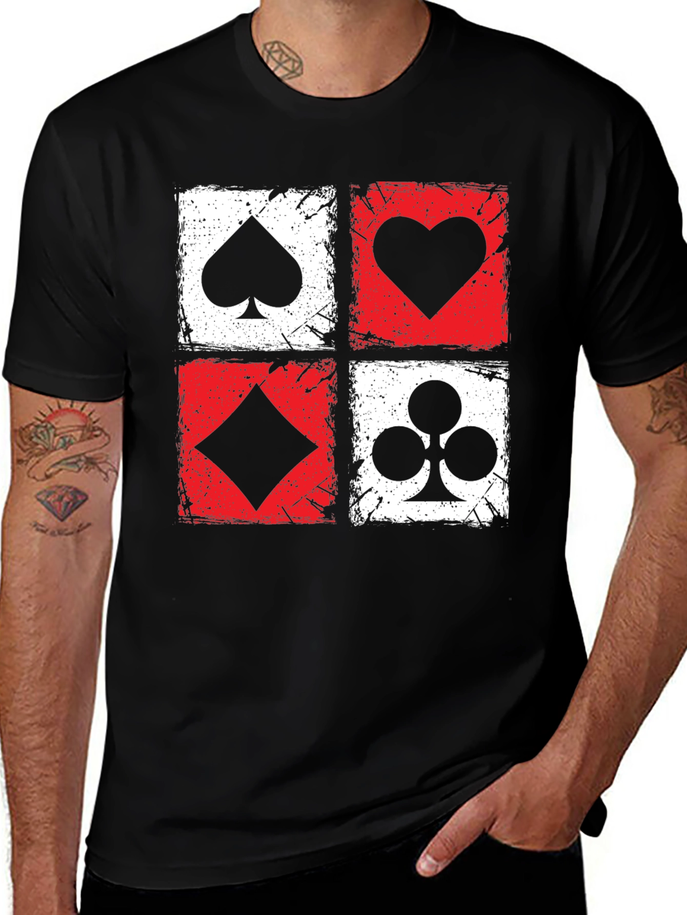 Variant 16 of Cards Suits Graphic Tee