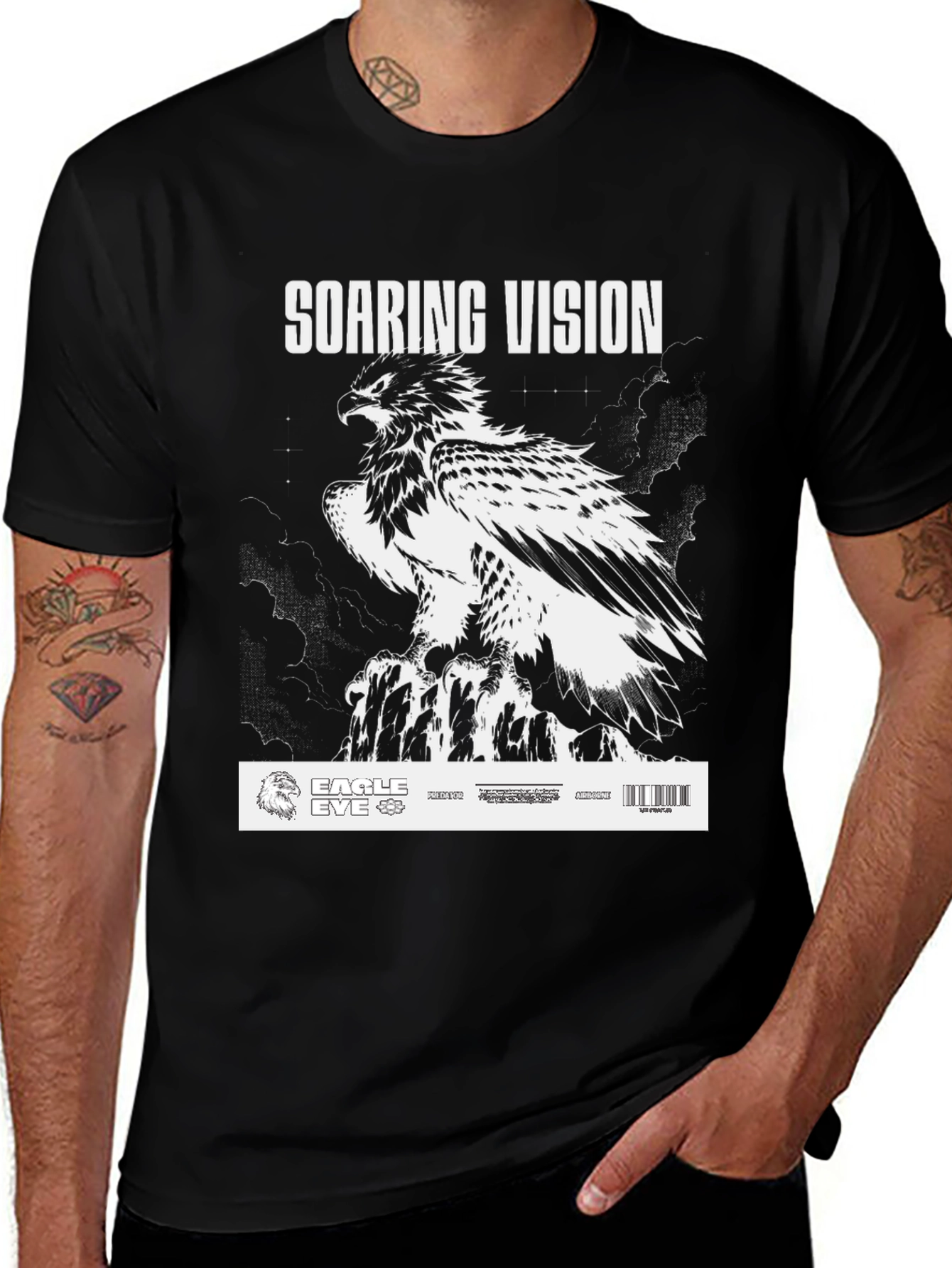 Variant 11 of Soaring Vision Eagle Graphic T-Shirt