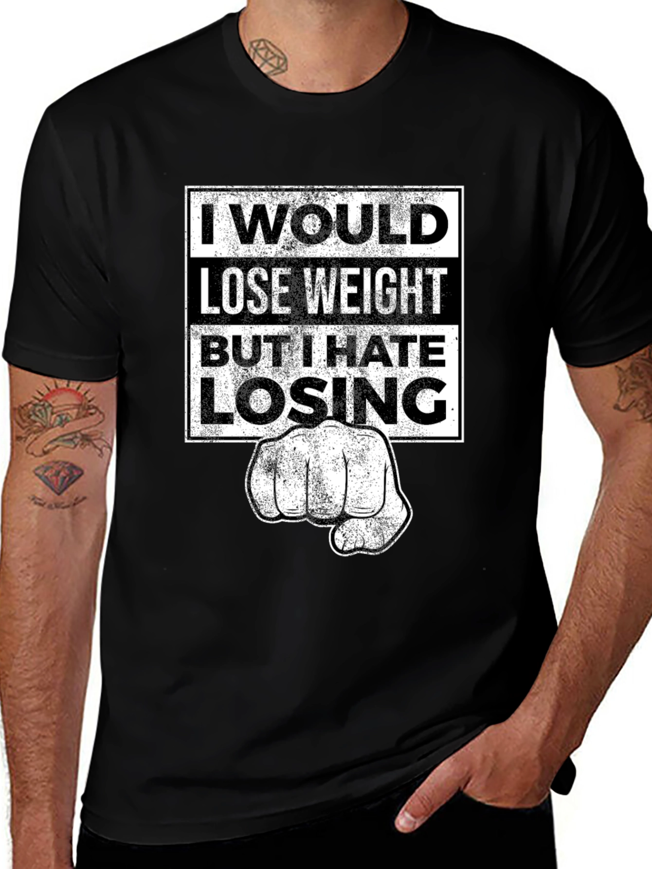 Variant 4 of Funny I Hate Losing T-Shirt