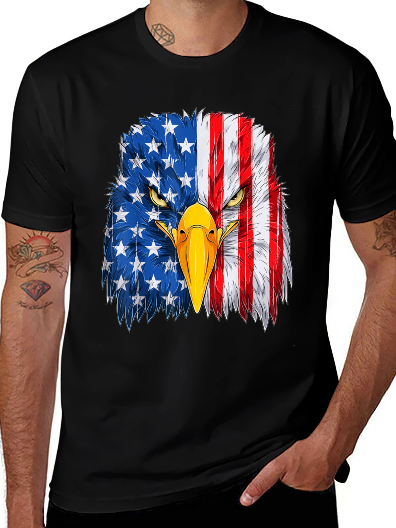 Variant 2 of American Eagle Flag Graphic T-Shirt