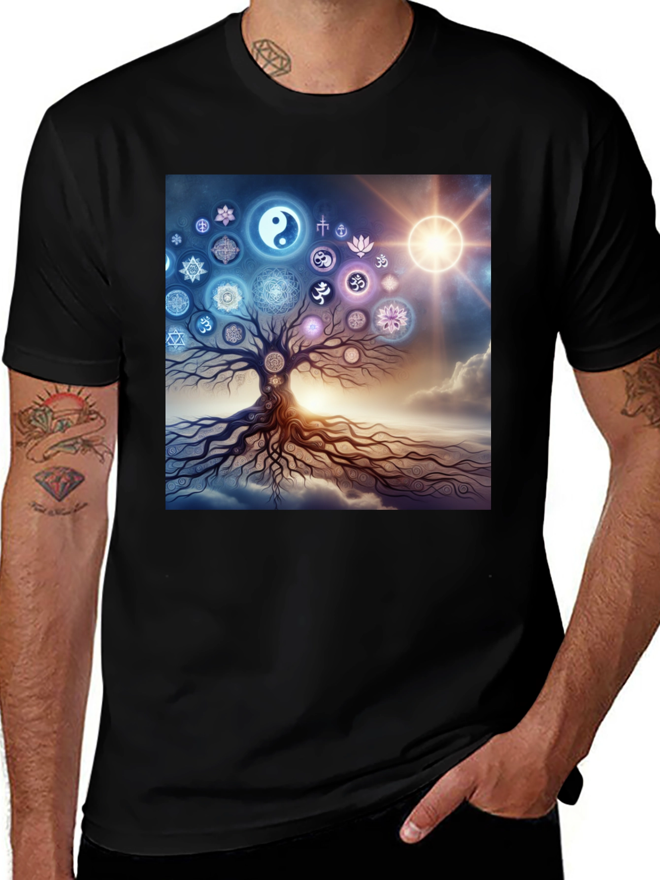 Variant 23 of Tree of Life T-Shirt: Spiritual Symbolism