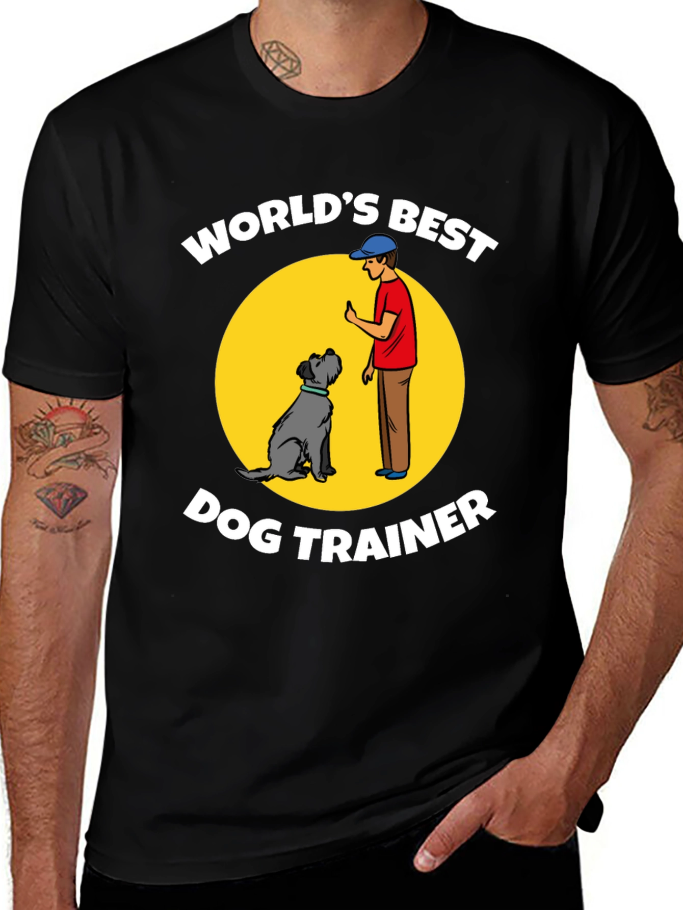 Variant 14 of World's Best Dog Trainer T-Shirt