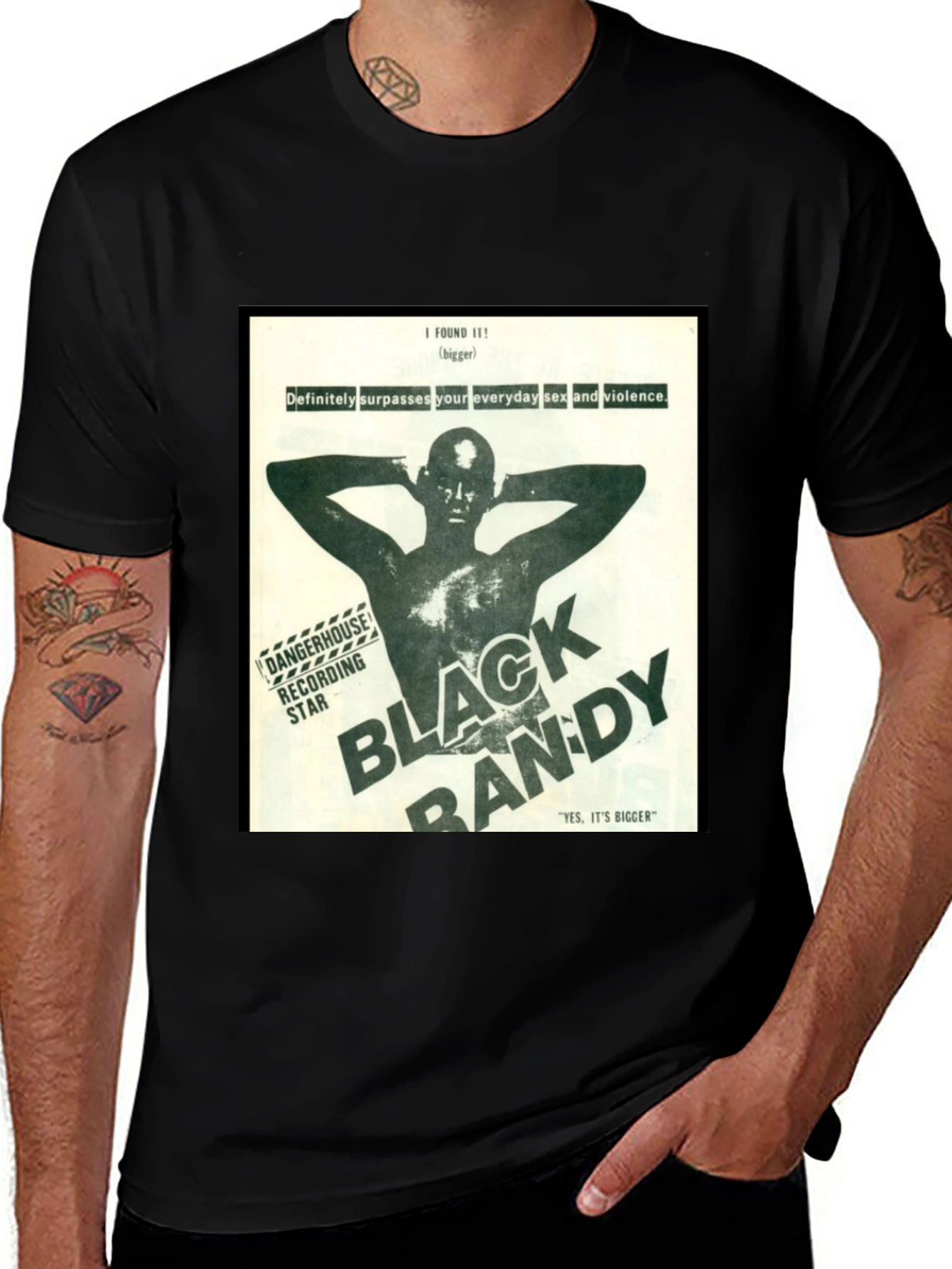 Variant 23 of Black Randy T-Shirt 