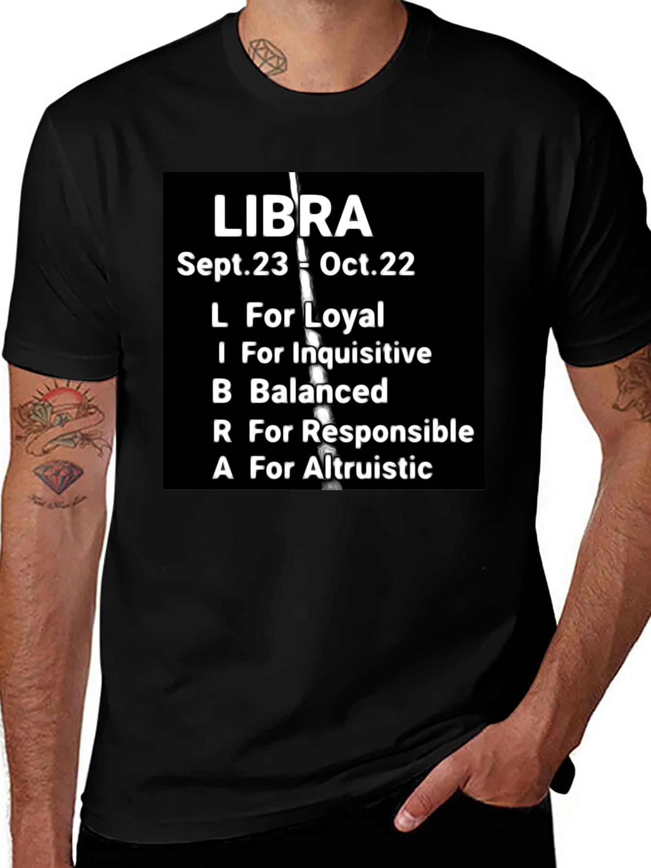 Libra Zodiac T-Shirt: Loyal, Balanced & Altruistic Qualities