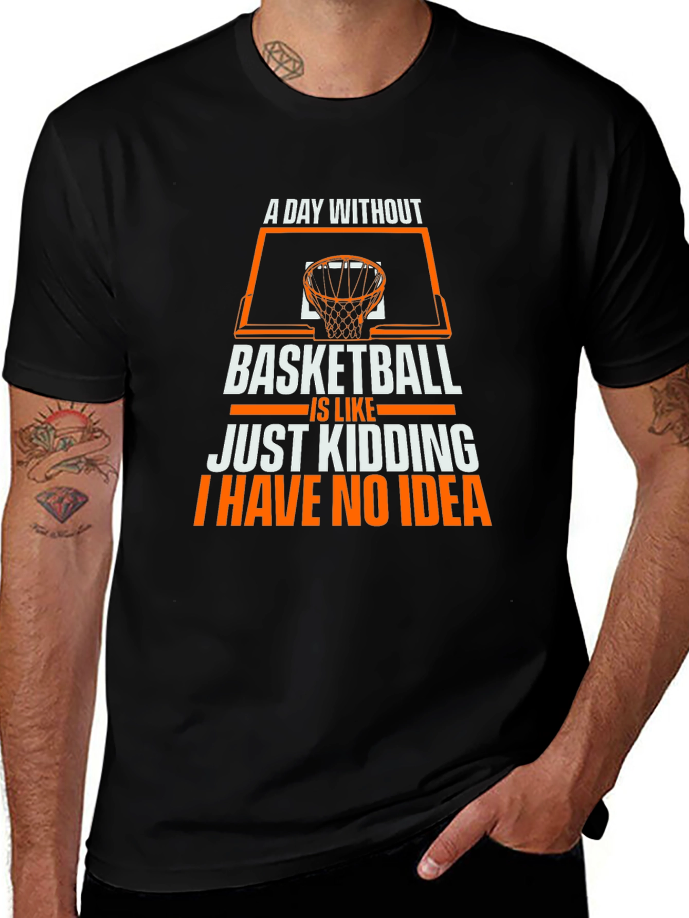 Variant 19 of Basketball Graphic Tee - Funny T-Shirt