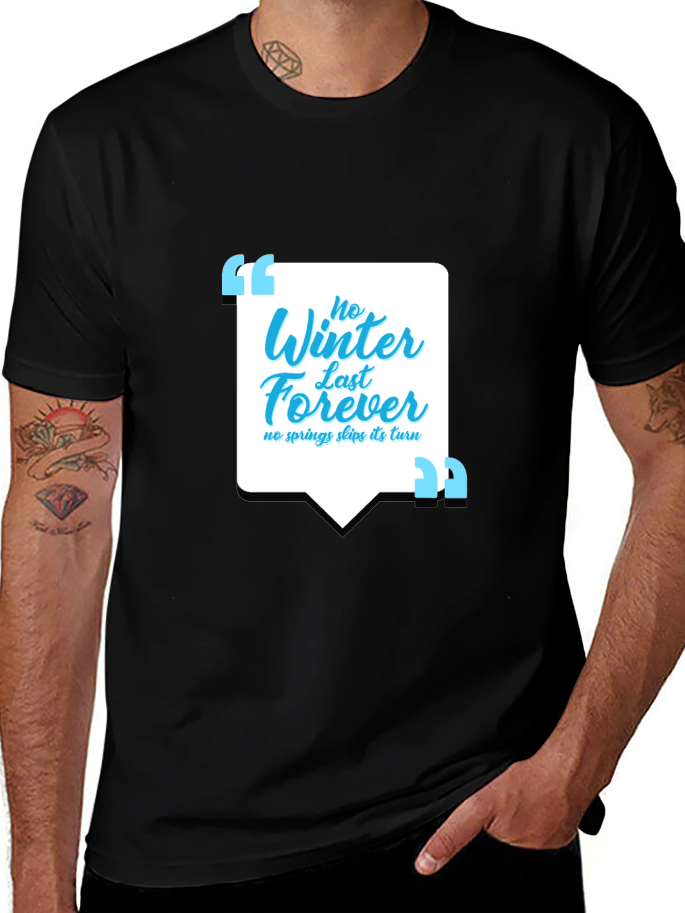 Variant 13 of Motivational Winter Forever T-Shirt