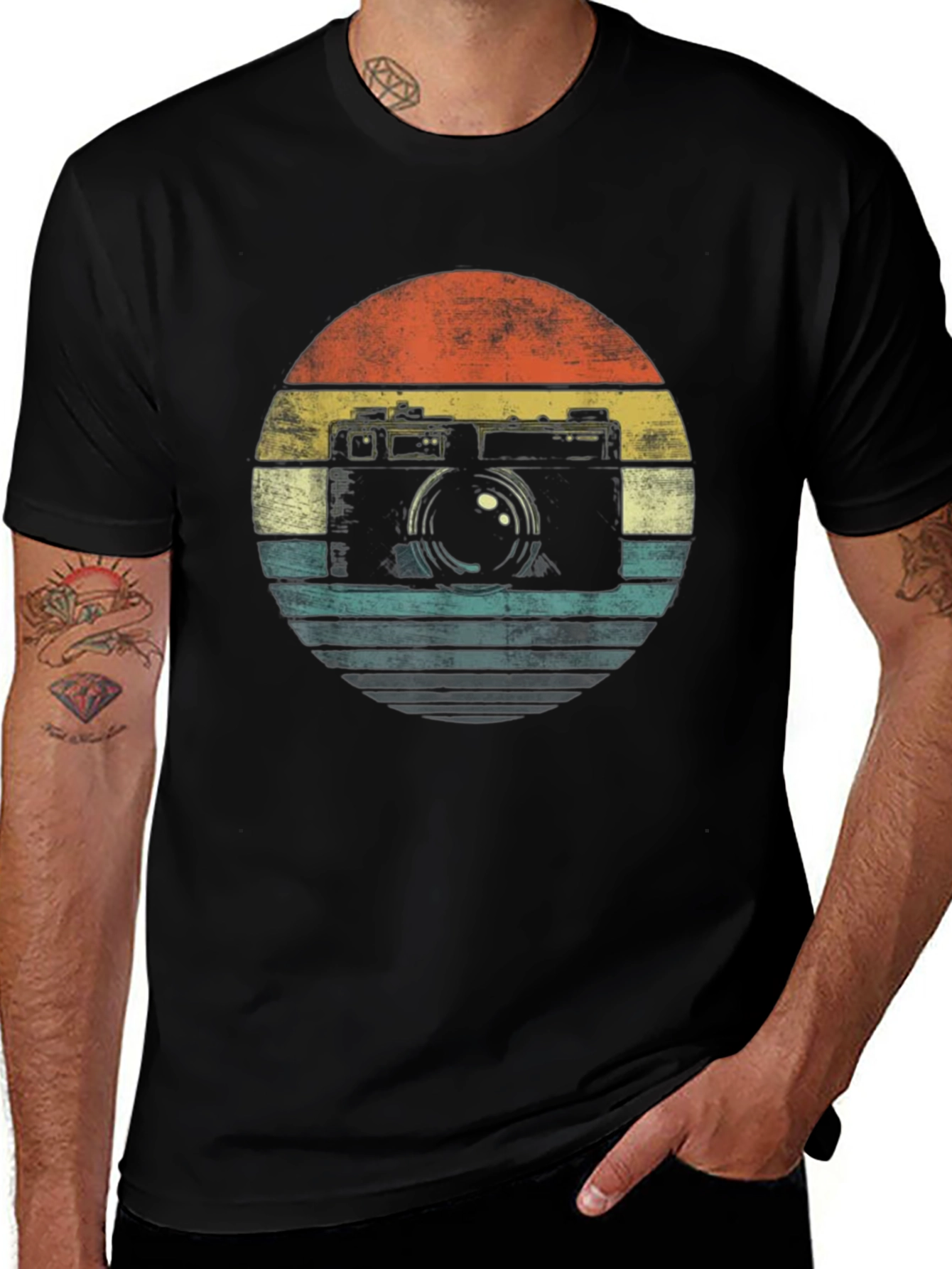 Variant 23 of Vintage Camera Graphic T-Shirt - Retro Photography Tee