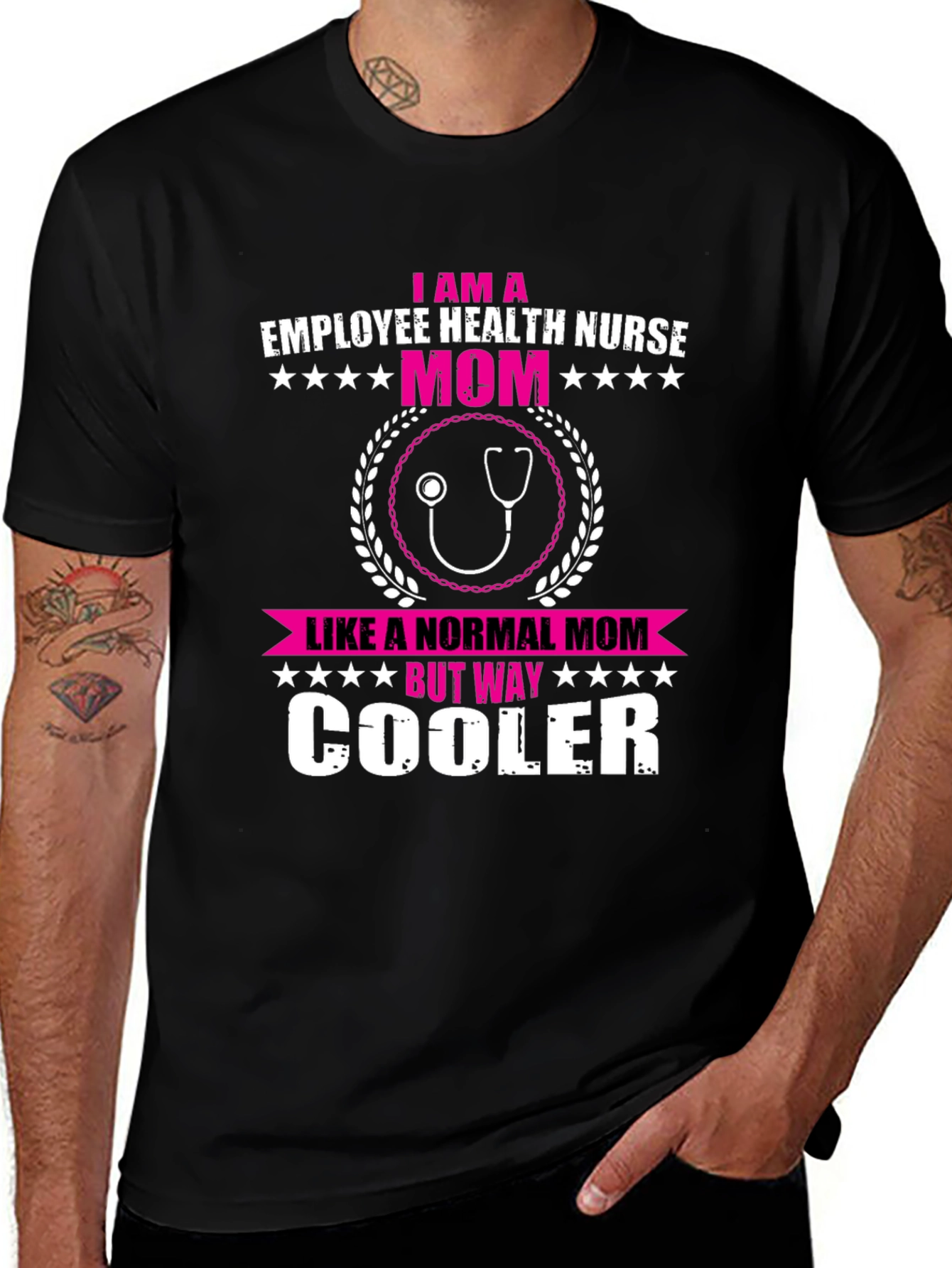 Variant 10 of Employee Health Nurse Mom T-Shirt