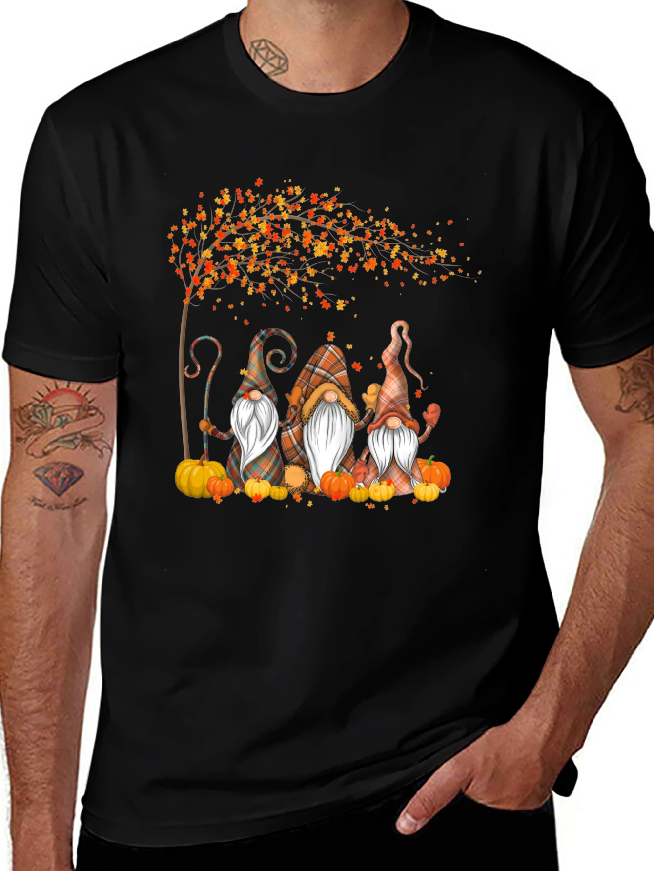 Variant 4 of Autumn Gnomes T-Shirt Fall Thanksgiving Shirt