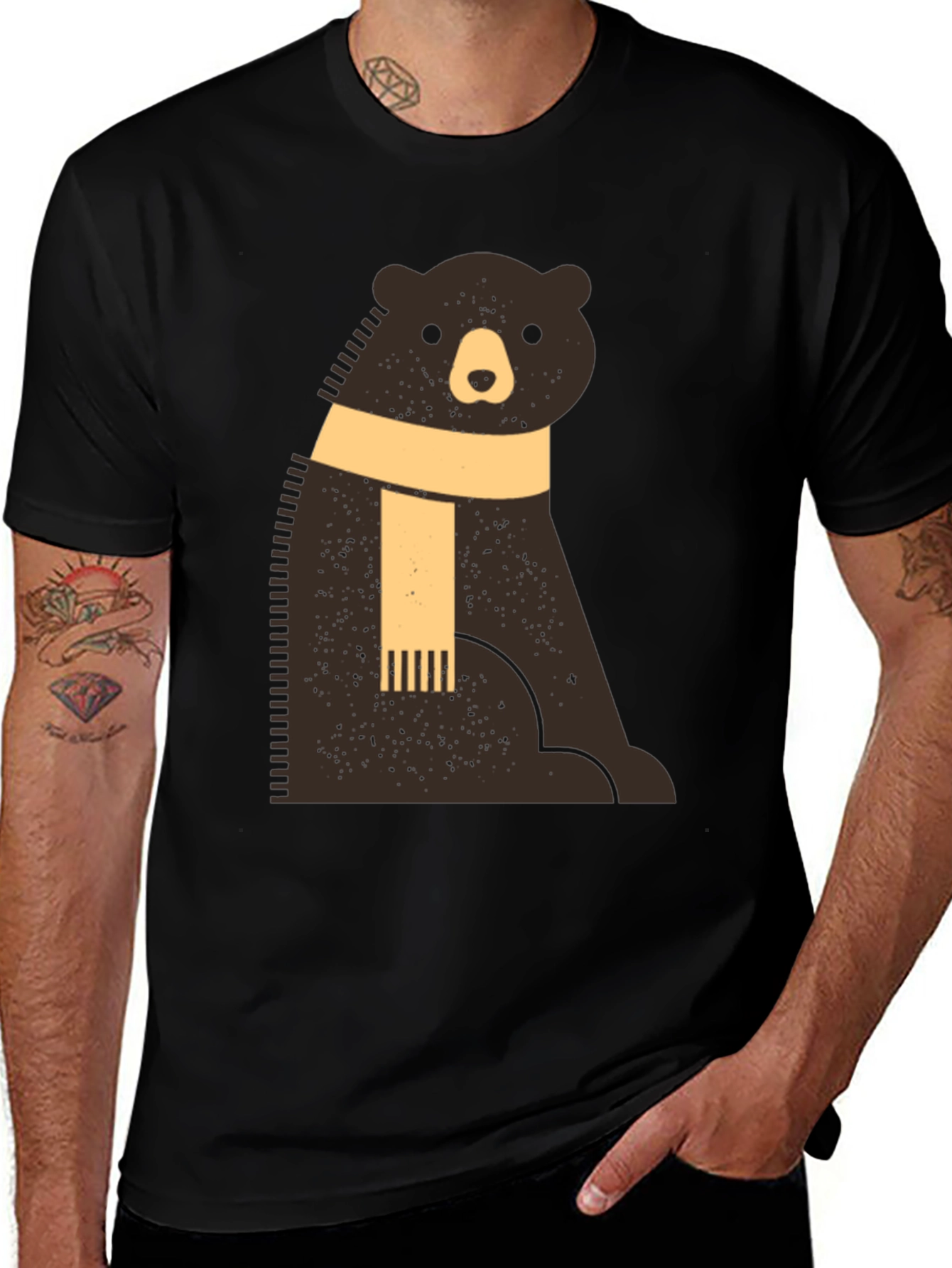 Variant 14 of Cozy Bear Graphic Tee - Stylish Comfort