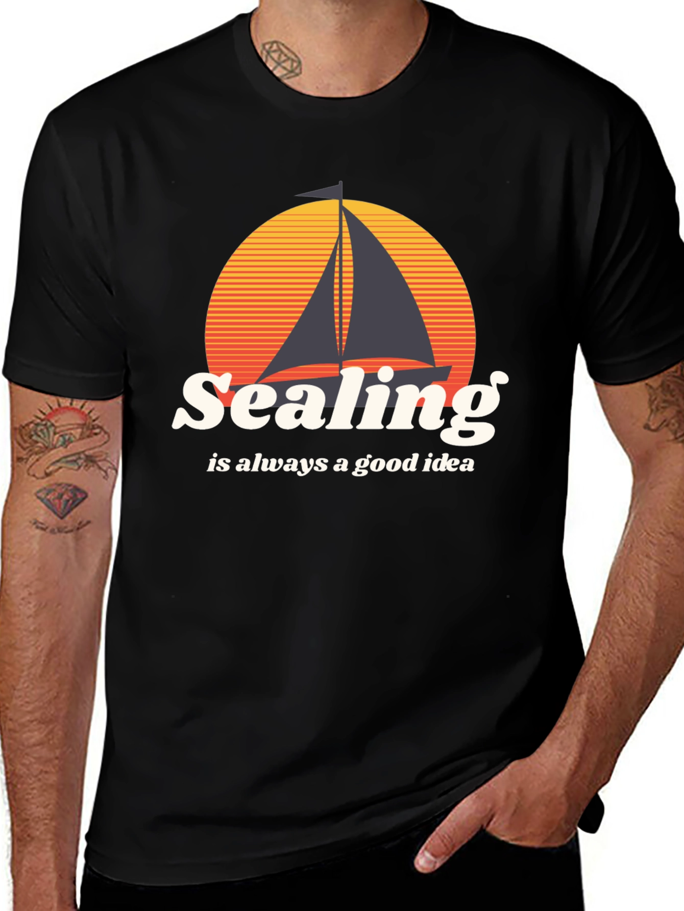 Variant 4 of Sealing is Always a Good Idea Graphic Tee - Unisex