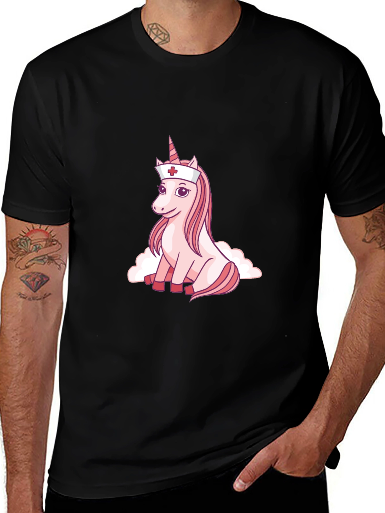 Variant 12 of Nurse Unicorn Graphic T-Shirt - Cute & Comfy
