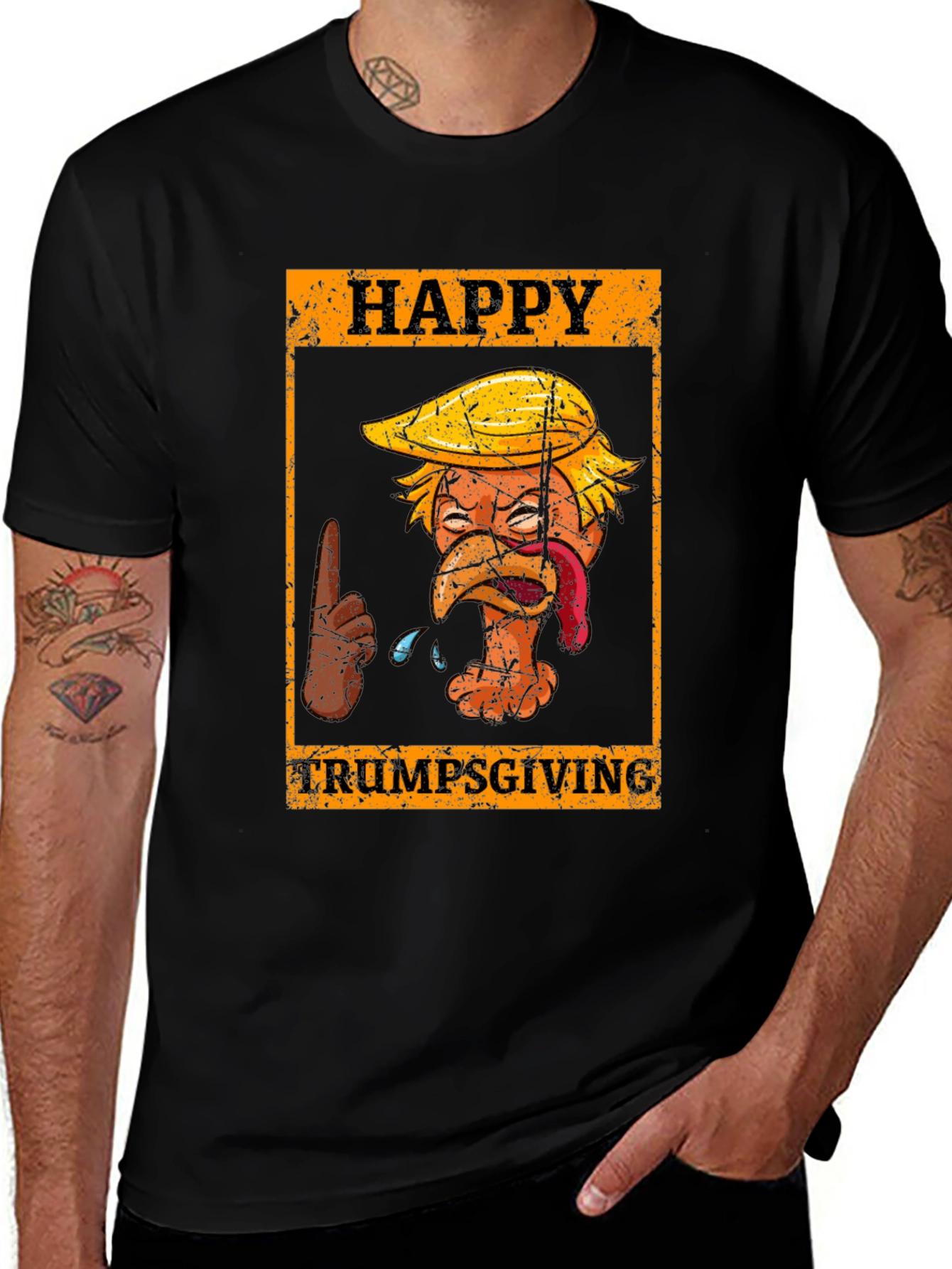 Happy Trumpsgiving T-Shirt - Thanksgiving Political Humor