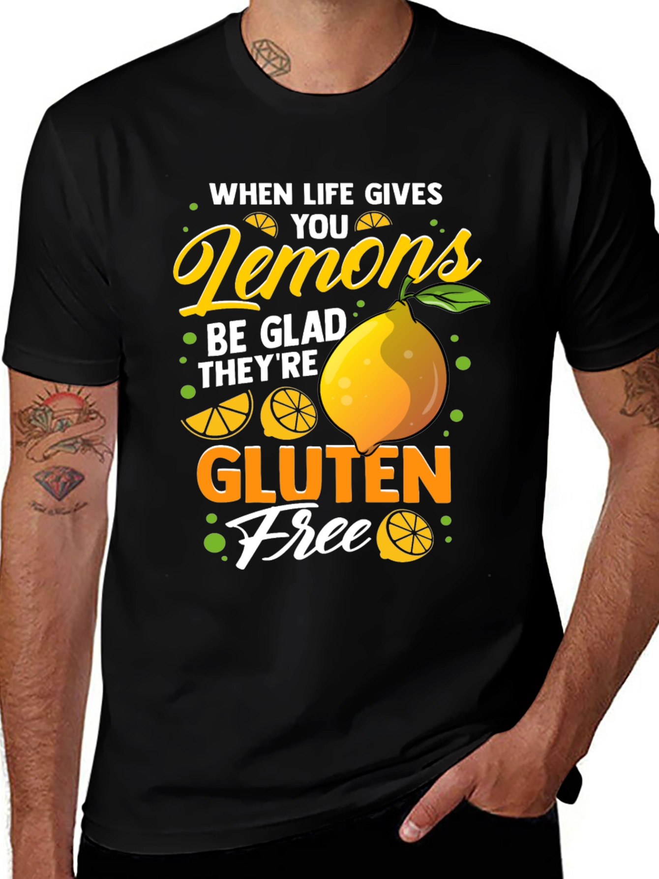 Variant 15 of When Life Gives You Lemons Gluten Free T-Shirt