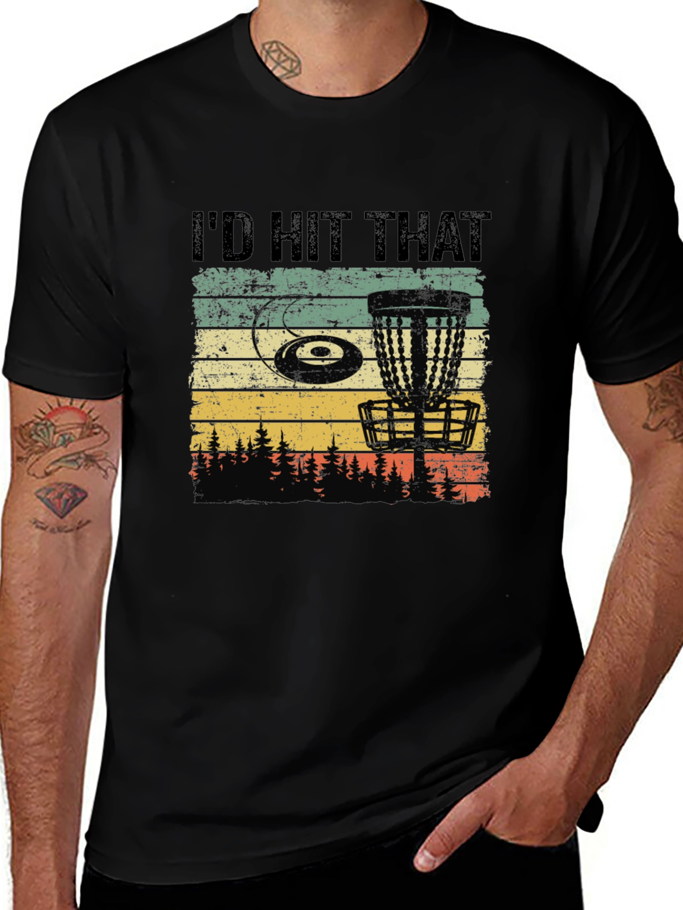 Variant 17 of I'd Hit That Disc Golf T-Shirt