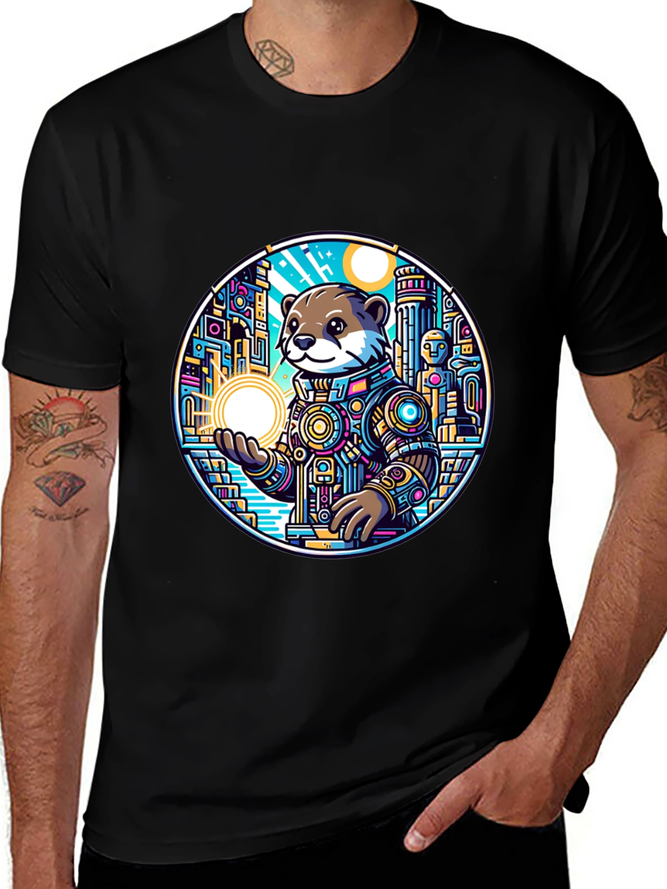 Futuristic Otter T-Shirt