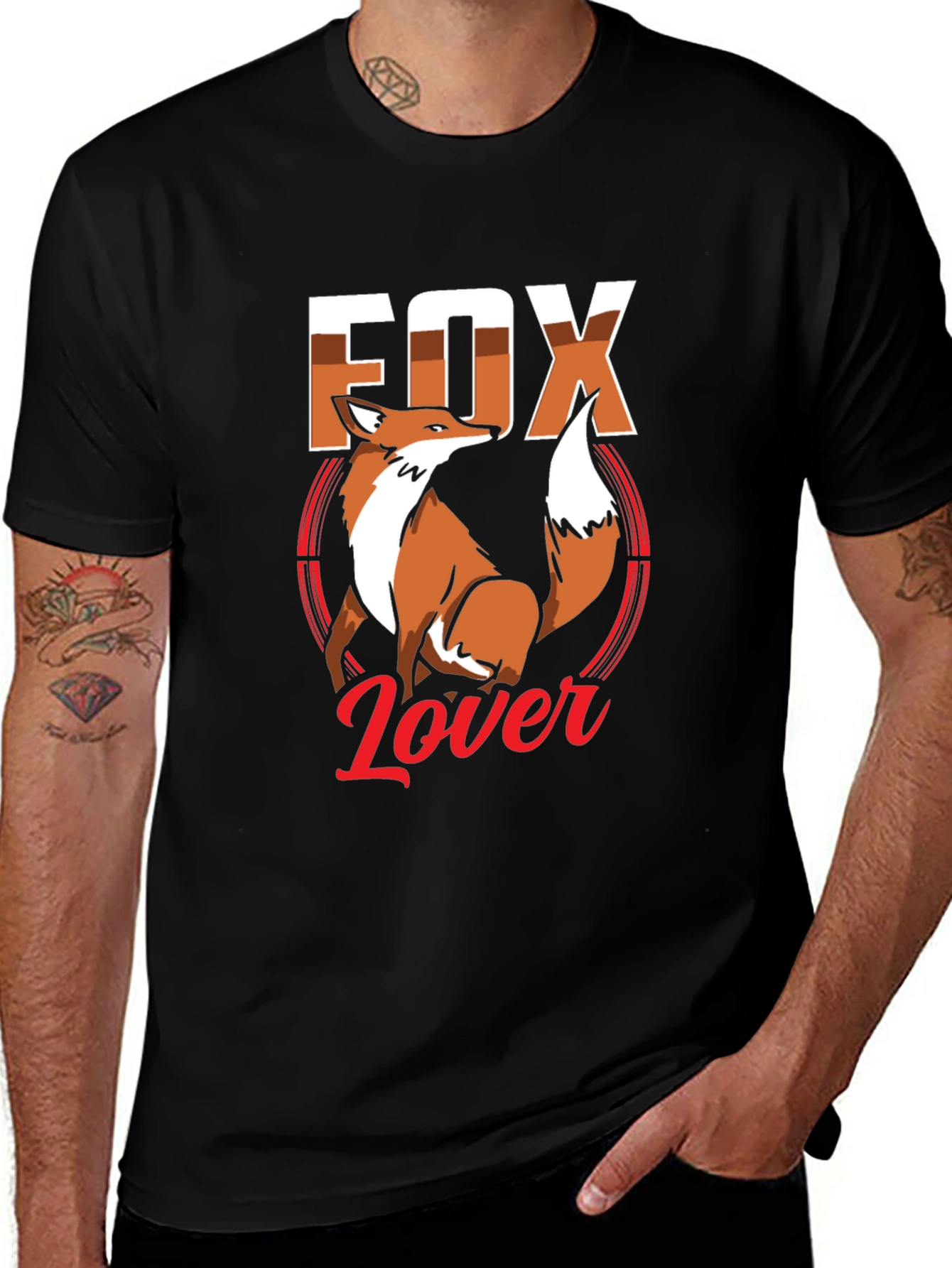 Variant 26 of Fox Lover T-Shirt - Novelty Design