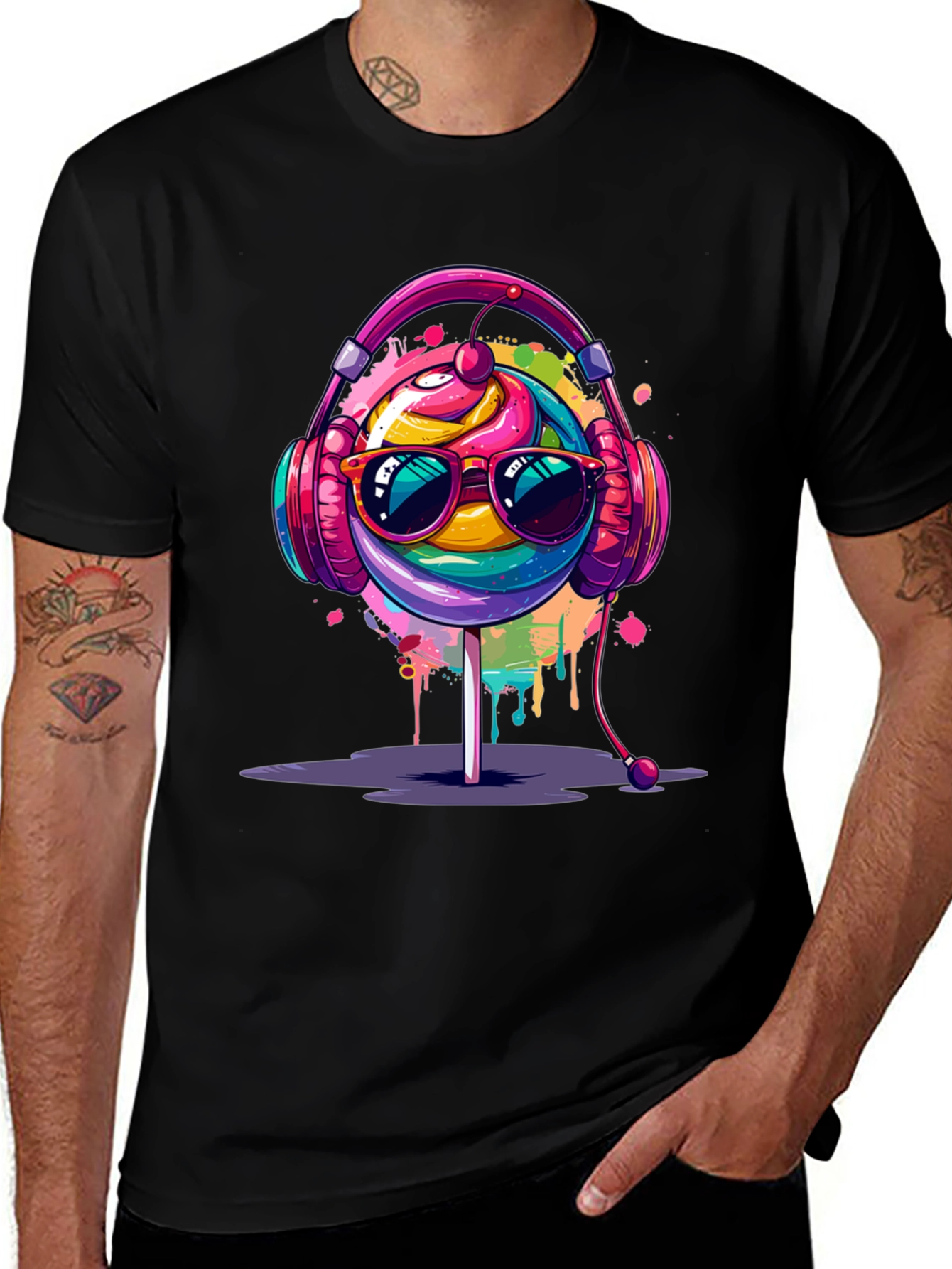 Variant 24 of Cool Candy Lollipop Graphic Tee