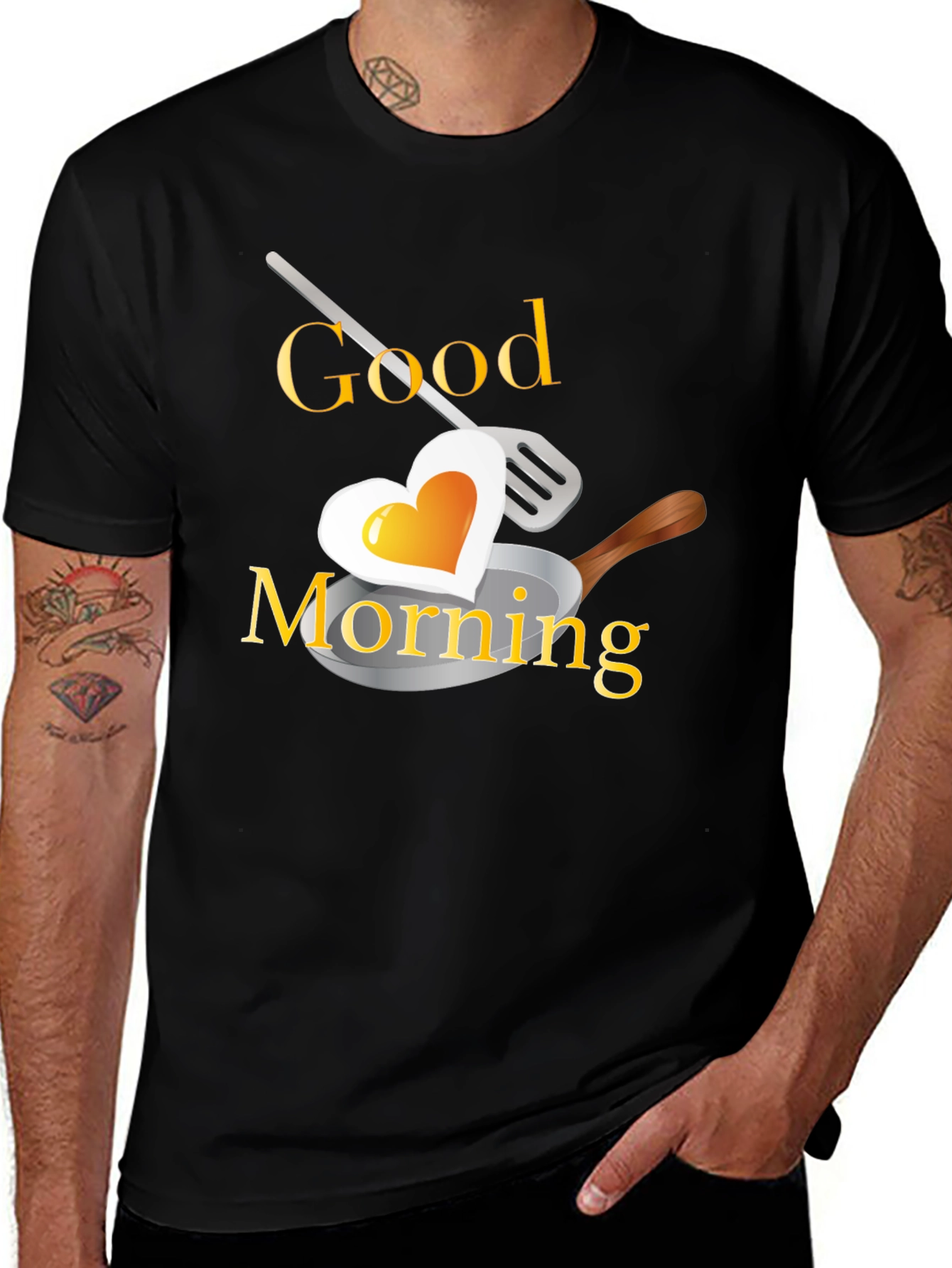 Variant 12 of Good Morning Heart Egg T-Shirt