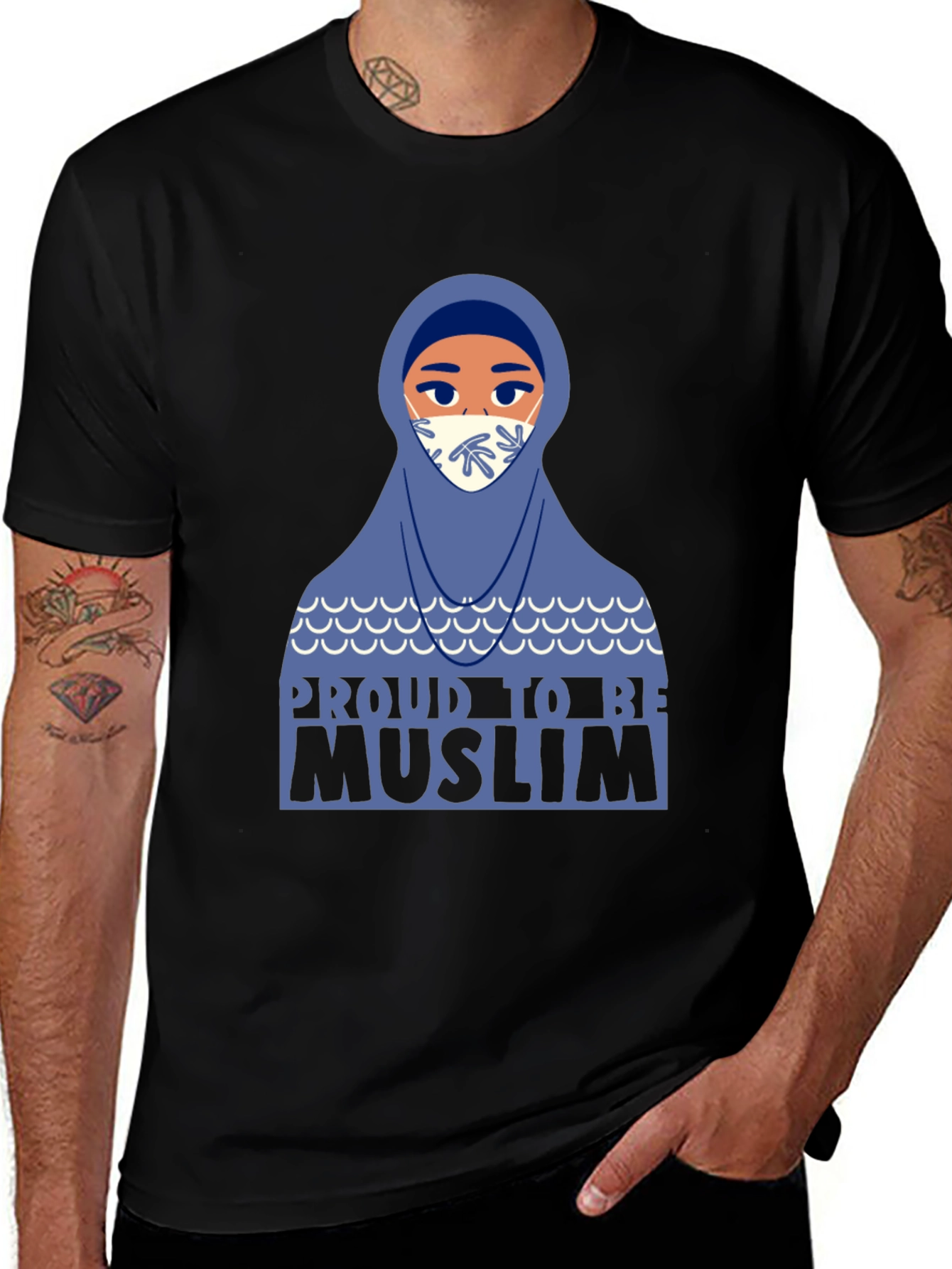 Variant 24 of Proud to be Muslim T-Shirt