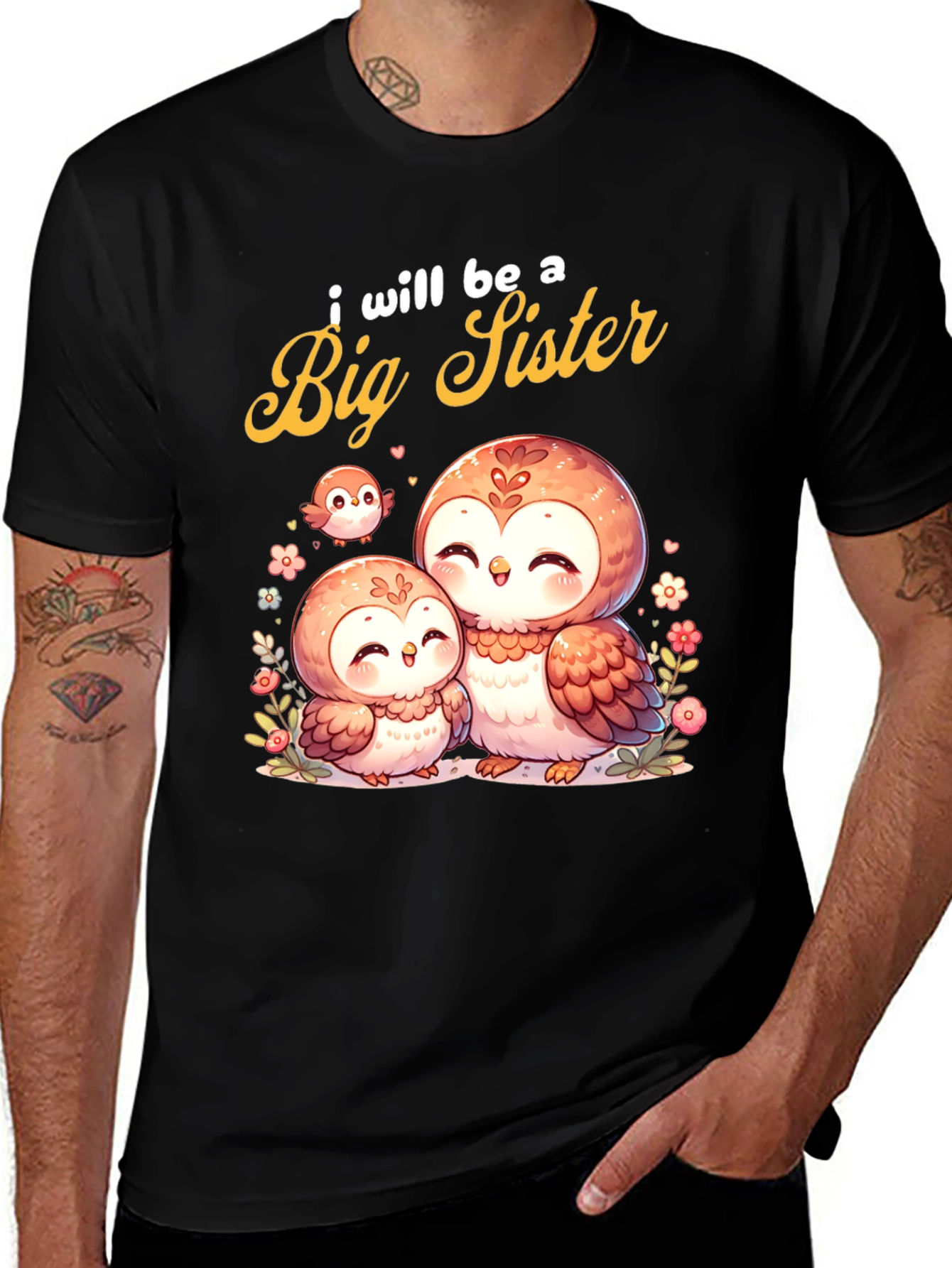 Variant 12 of Big Sister Owl T-Shirt