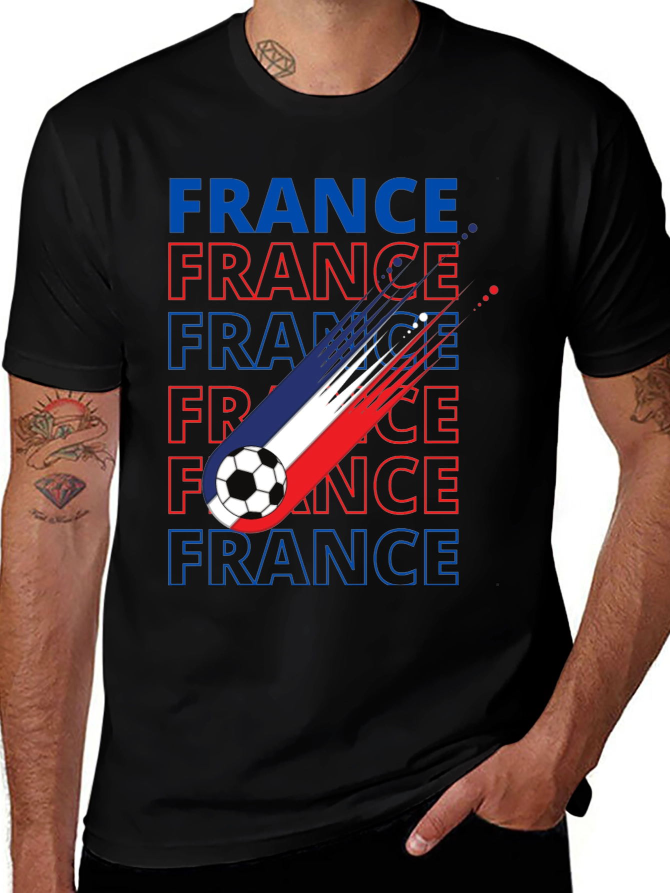 France Soccer T-Shirt - Fan Apparel