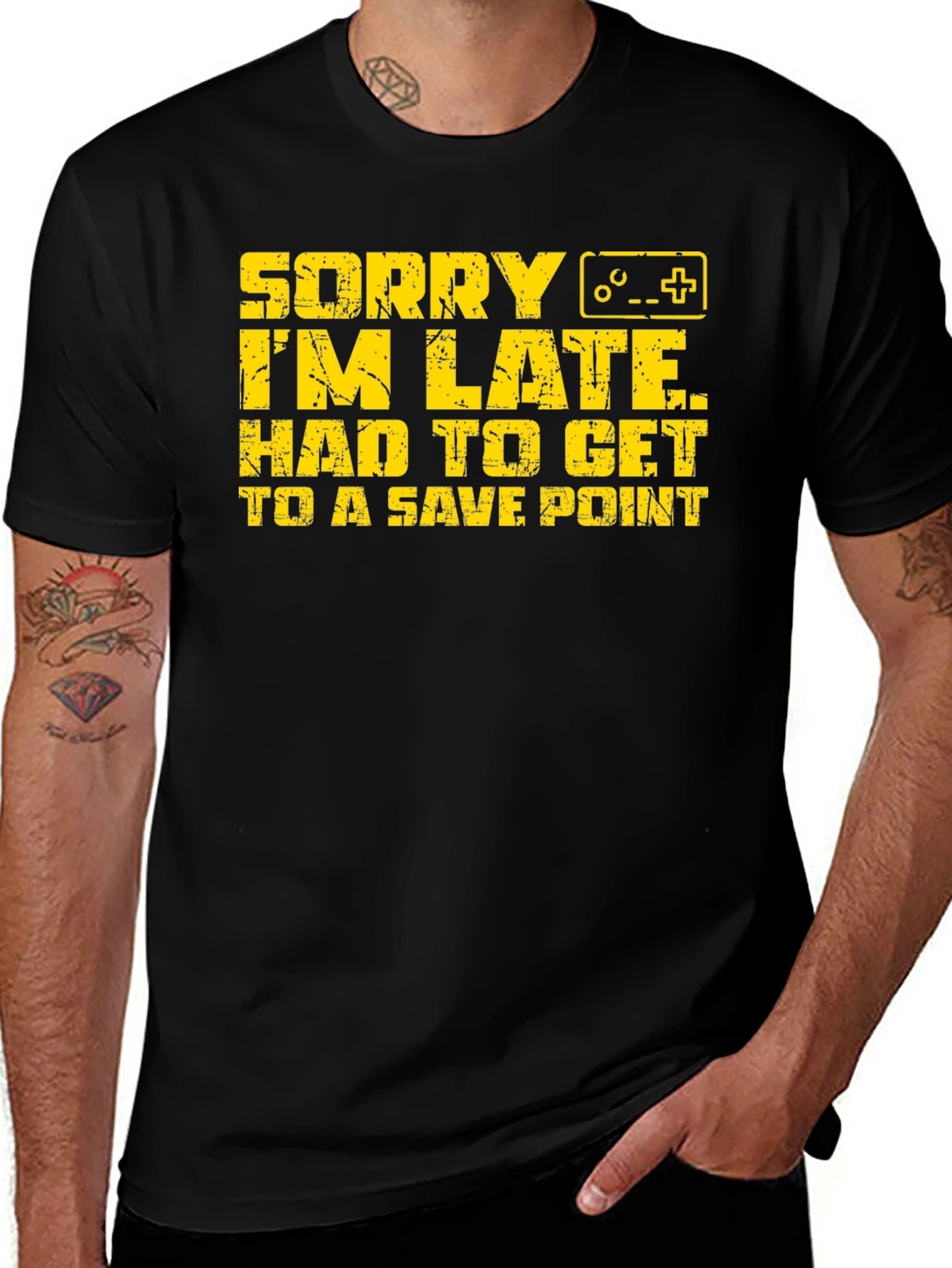 Variant 14 of Gamer Save Point T-Shirt Funny Gaming Tee