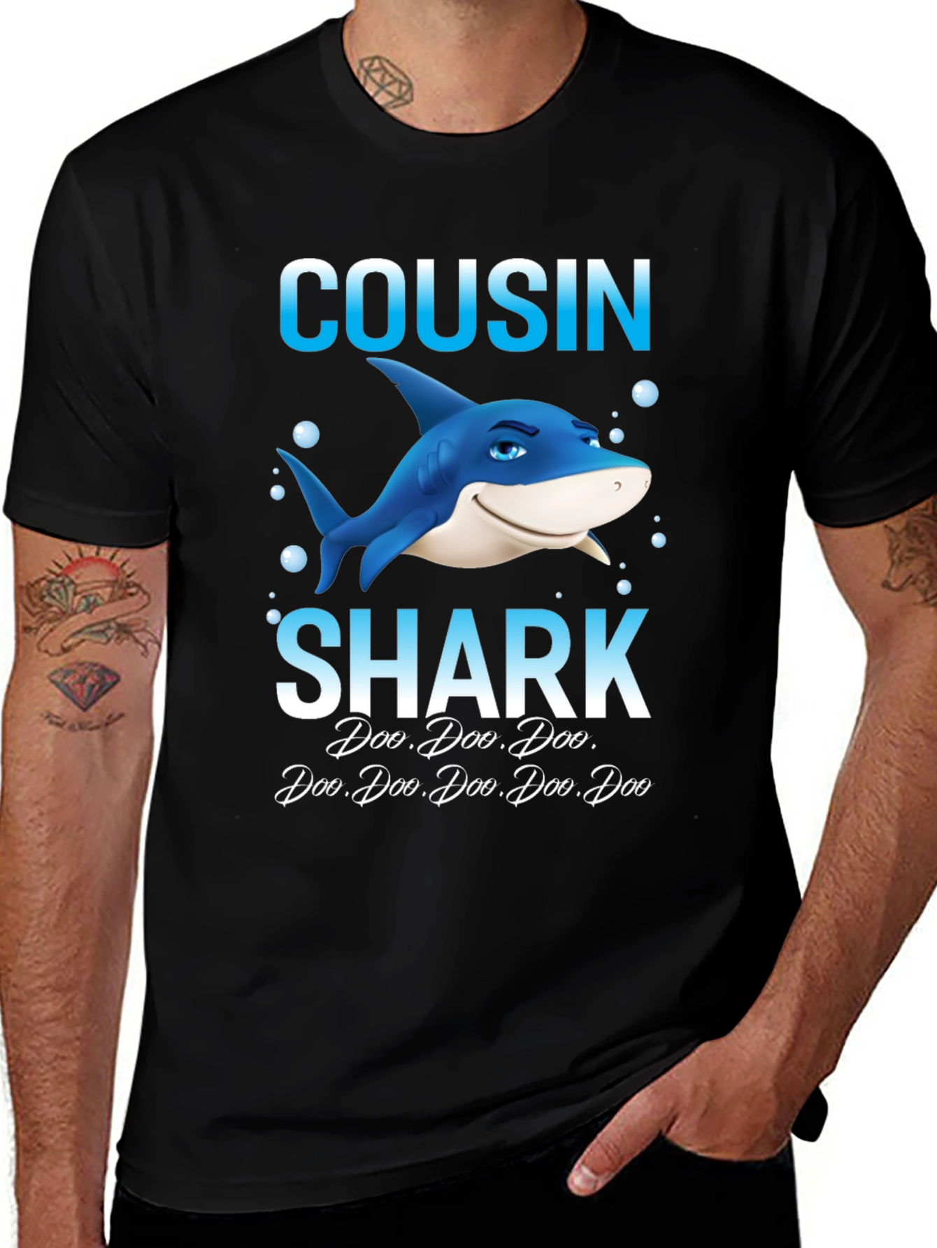 Cousin Shark T-Shirt - Doo Doo Doo Family Tee