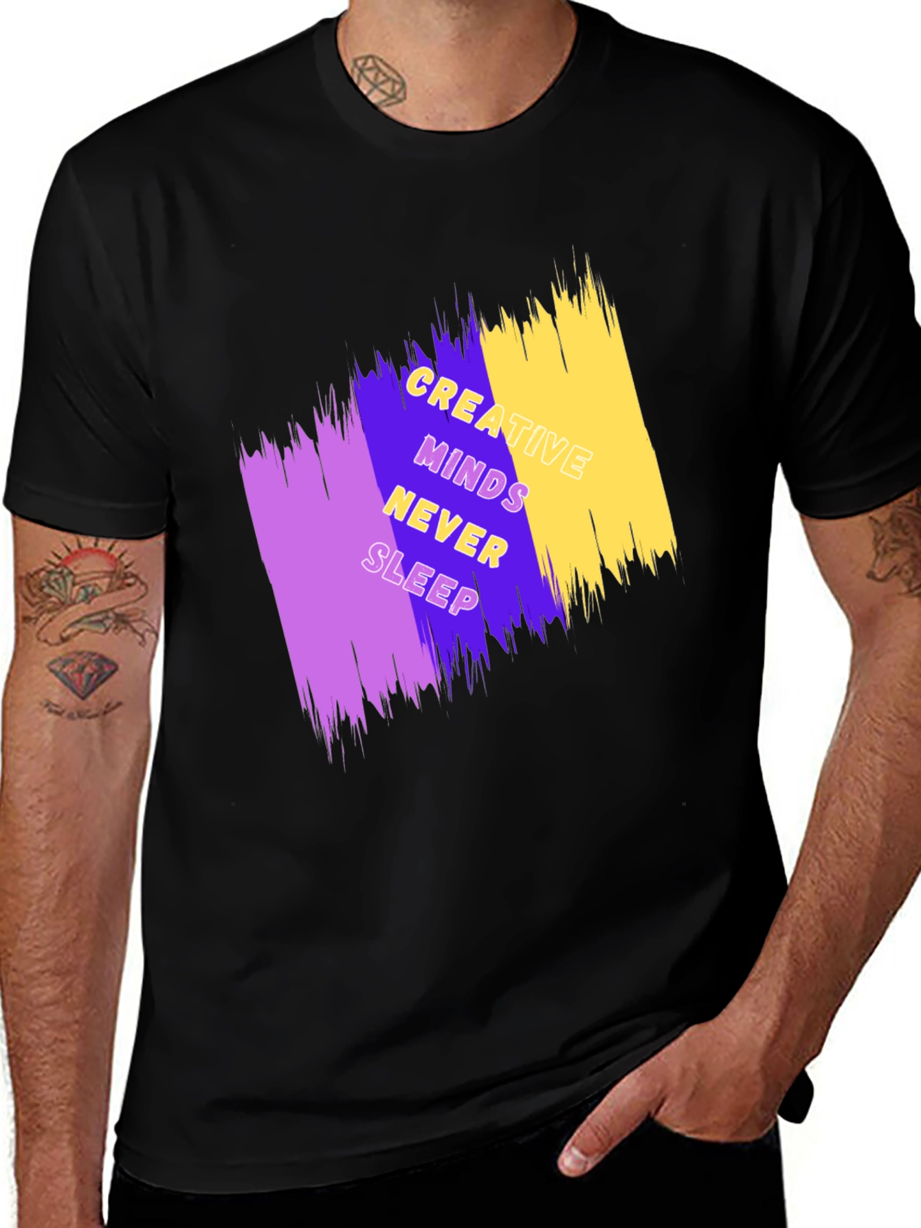 Creative Minds T-Shirt - Never Sleep Design