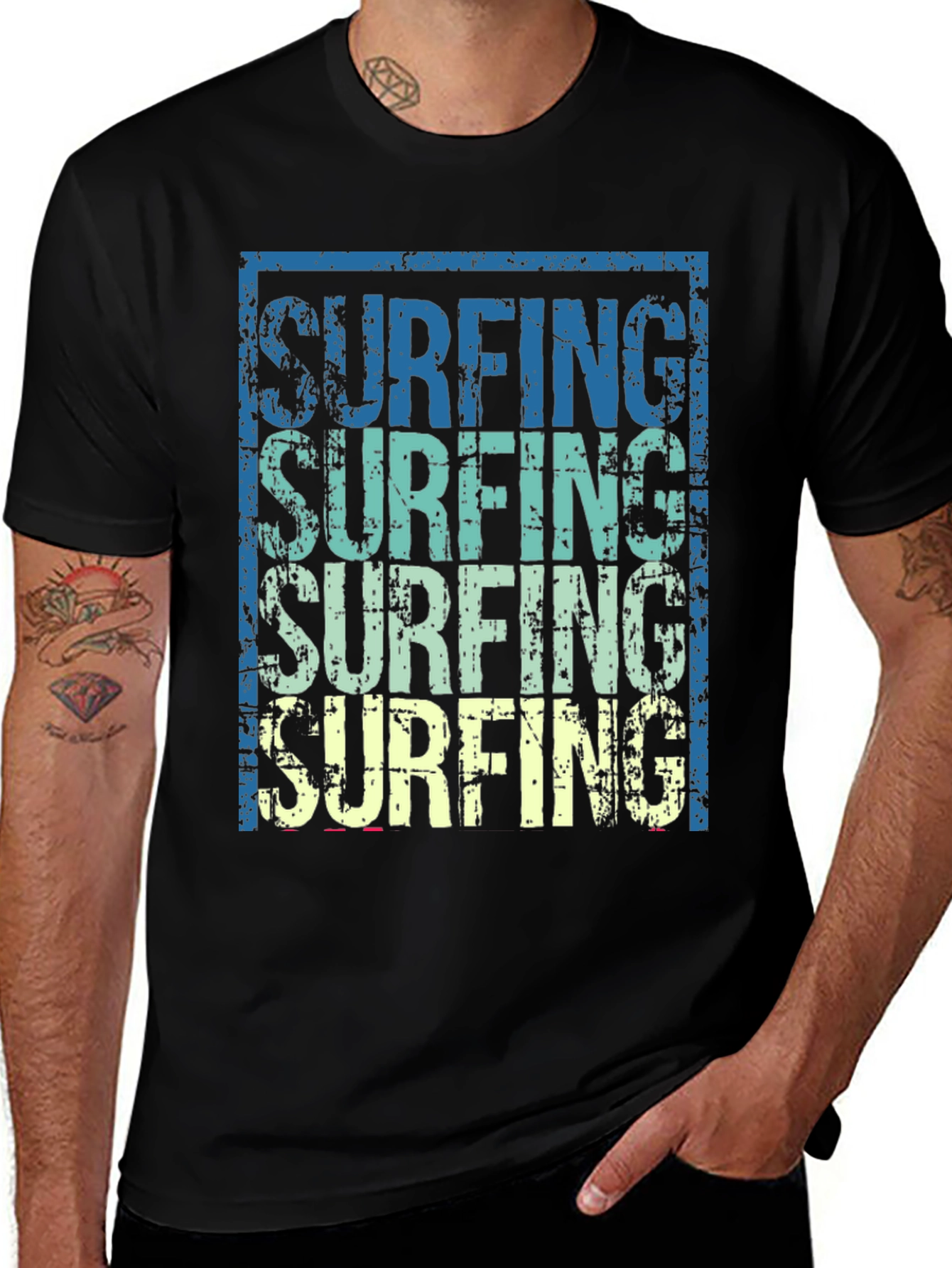 Variant 25 of Vintage Surfing T-Shirt - Retro Style