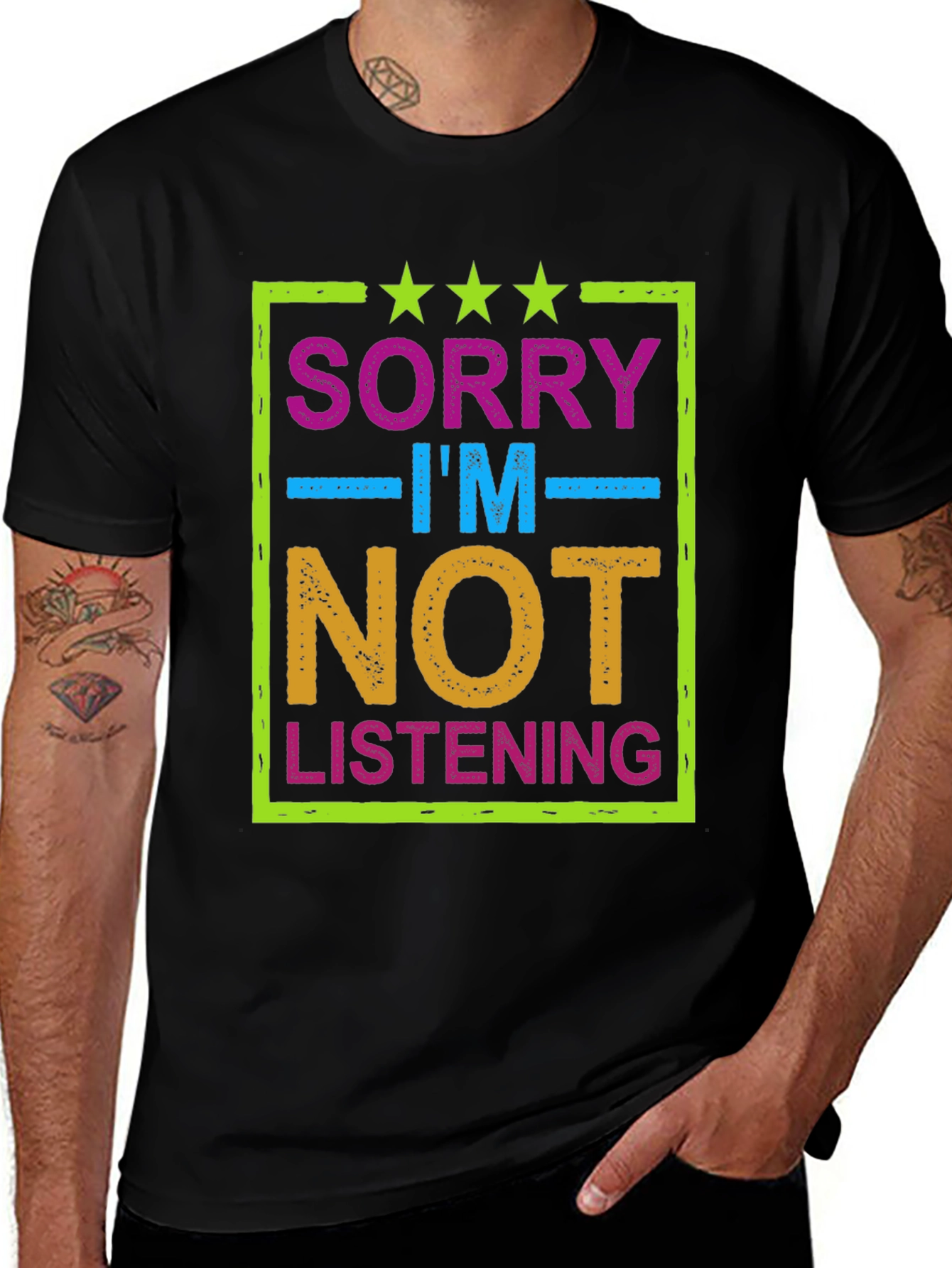 Variant 9 of Sorry I'm Not Listening Graphic Tee