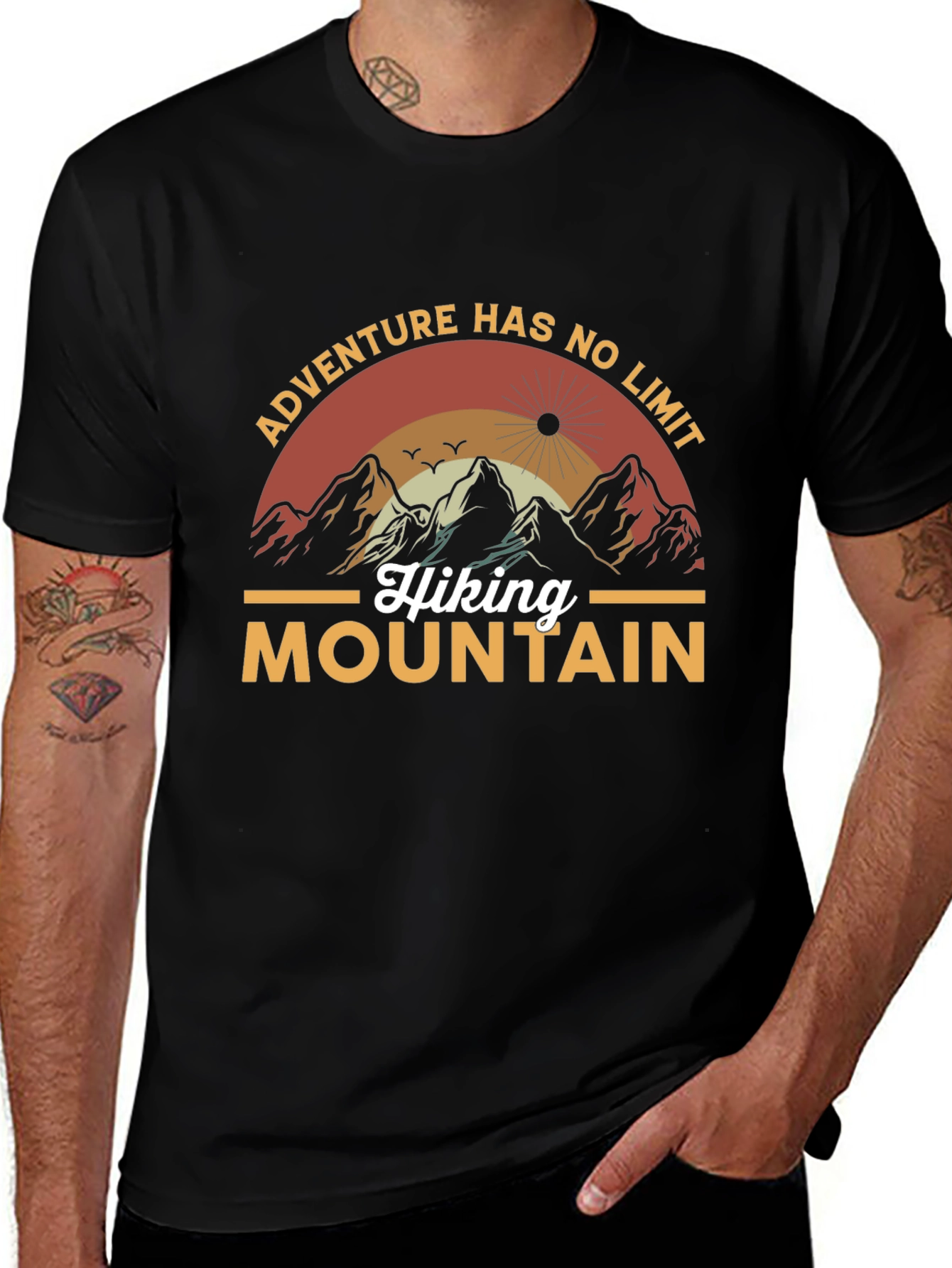 Variant 10 of Adventure Hiking Mountain Graphic Tee