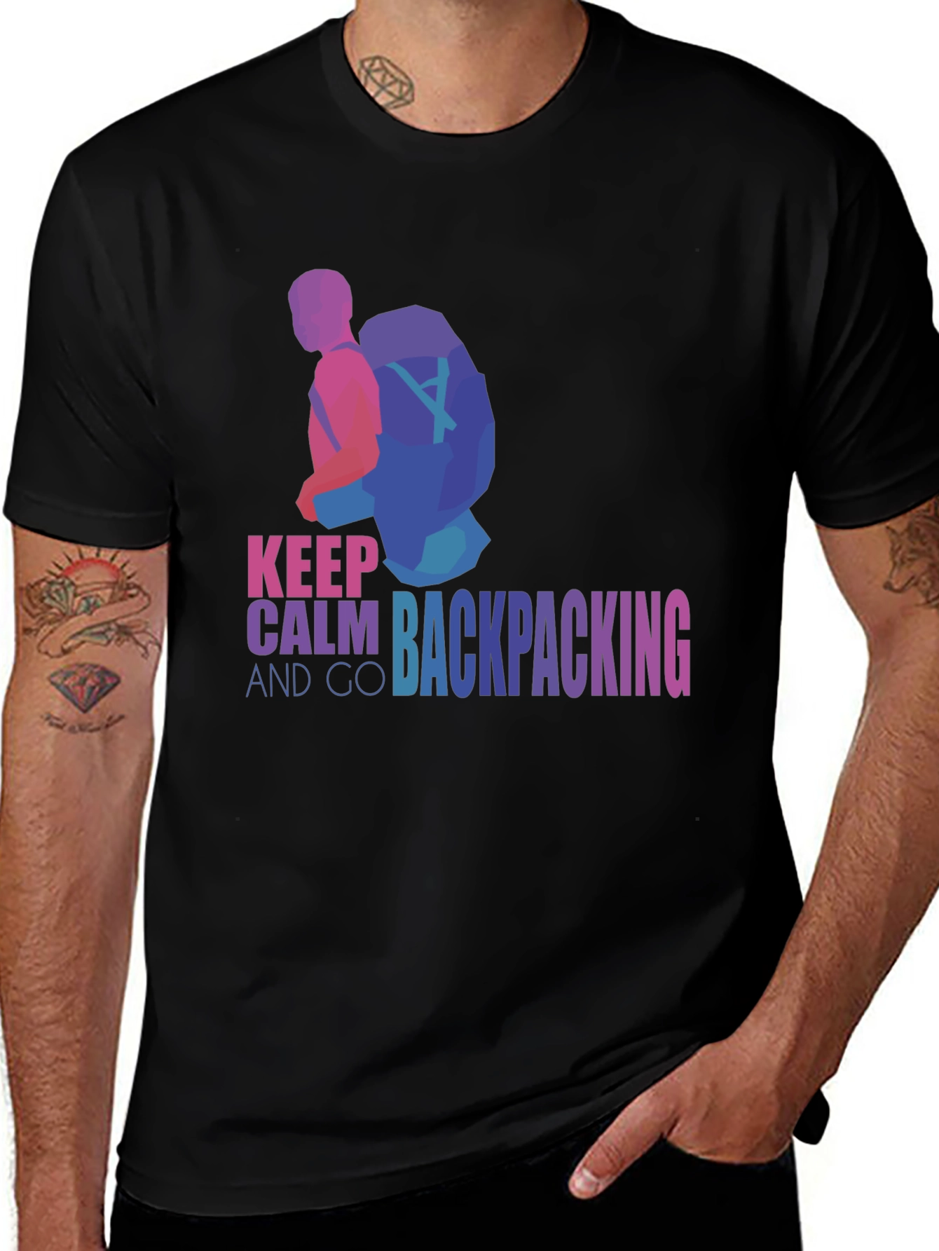 Keep Calm and Go Backpacking T-Shirt
