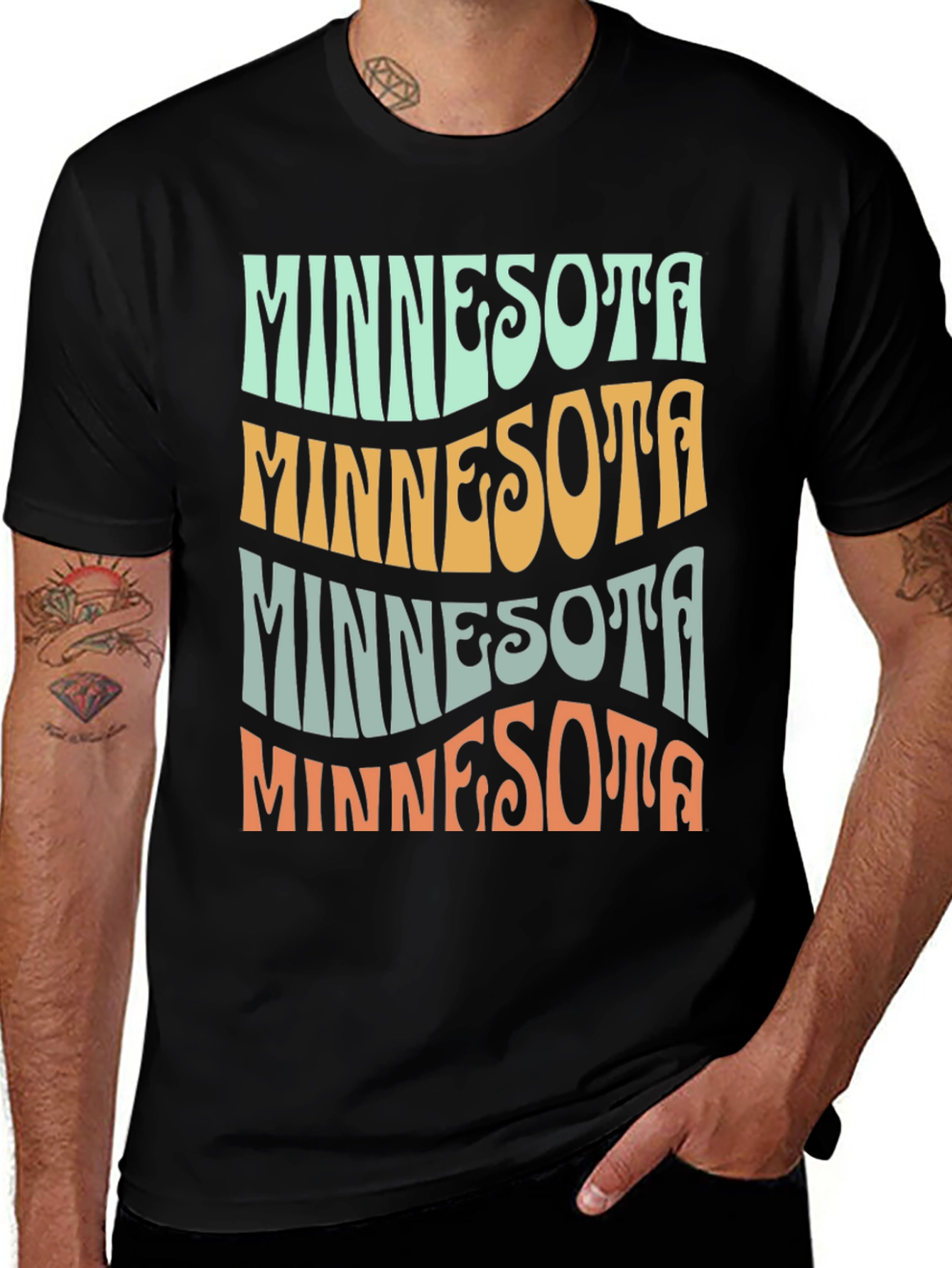 Retro Minnesota Graphic Tee - Soft Cotton Blend