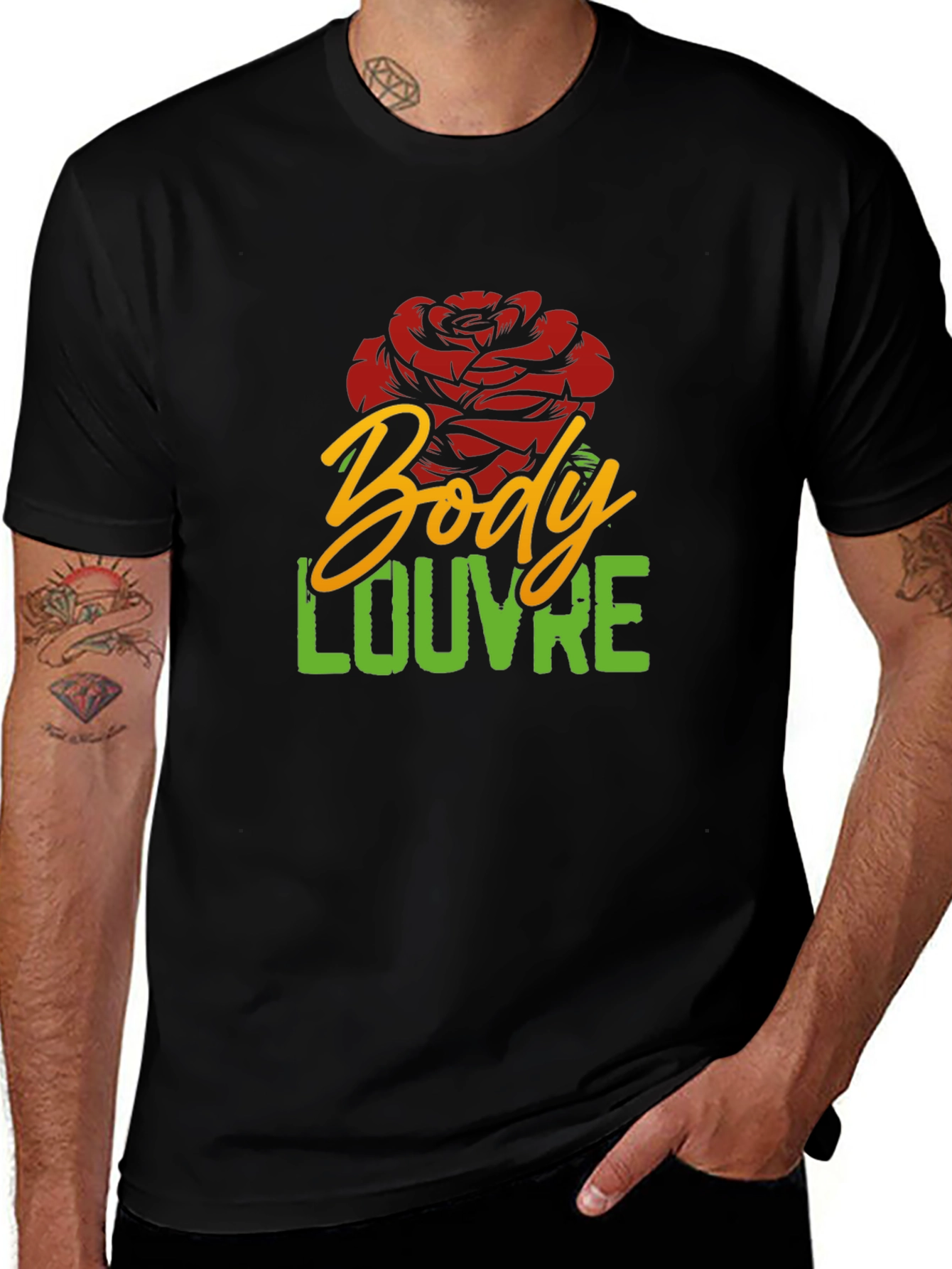 Variant 13 of Body Louvre Black Graphic Tee