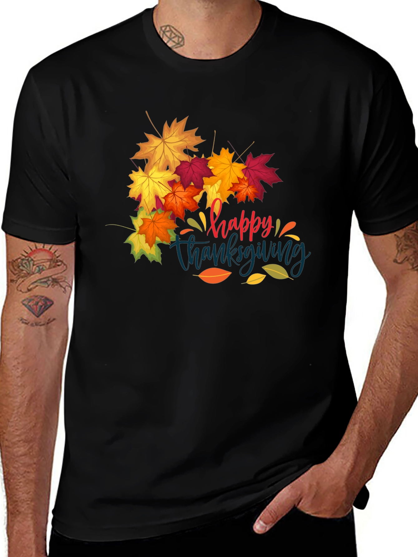 Thanksgiving T-Shirt - Happy Fall Season Tee